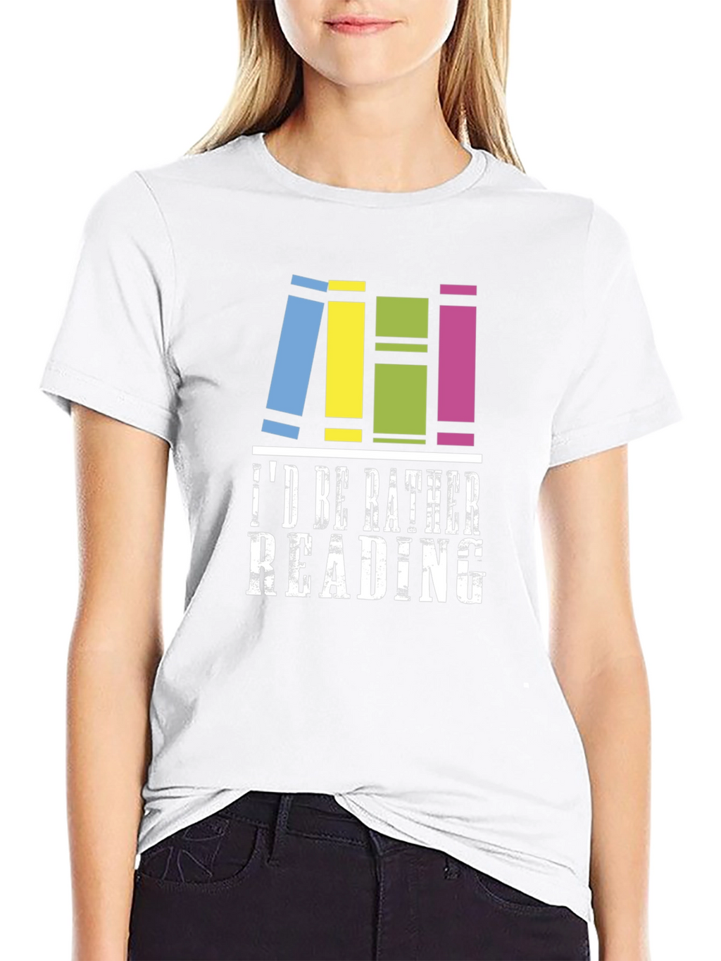 Id Rather Be Reading T-Shirt - Book Lover Tee