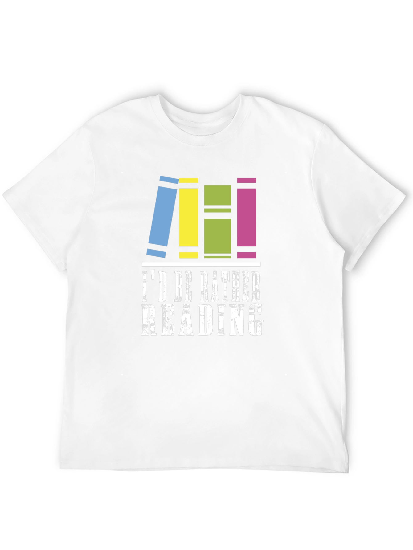 Id Rather Be Reading T-Shirt - Book Lover Tee