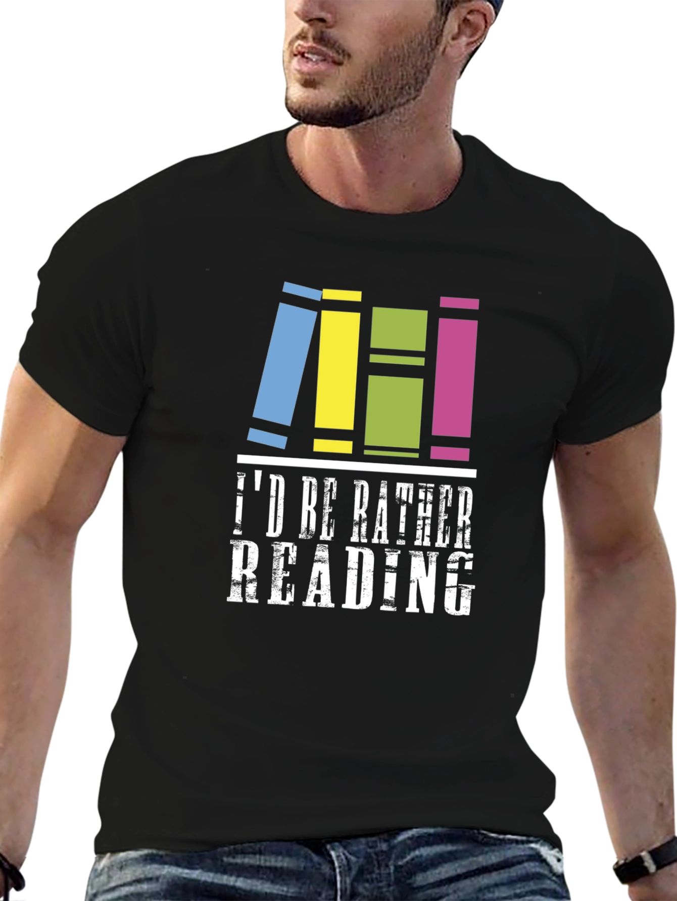 Id Rather Be Reading T-Shirt - Book Lover Tee