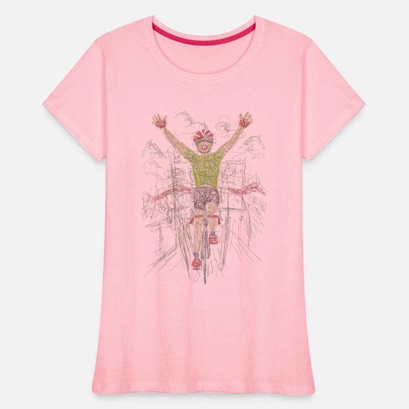 cyclist finish line art expresionist