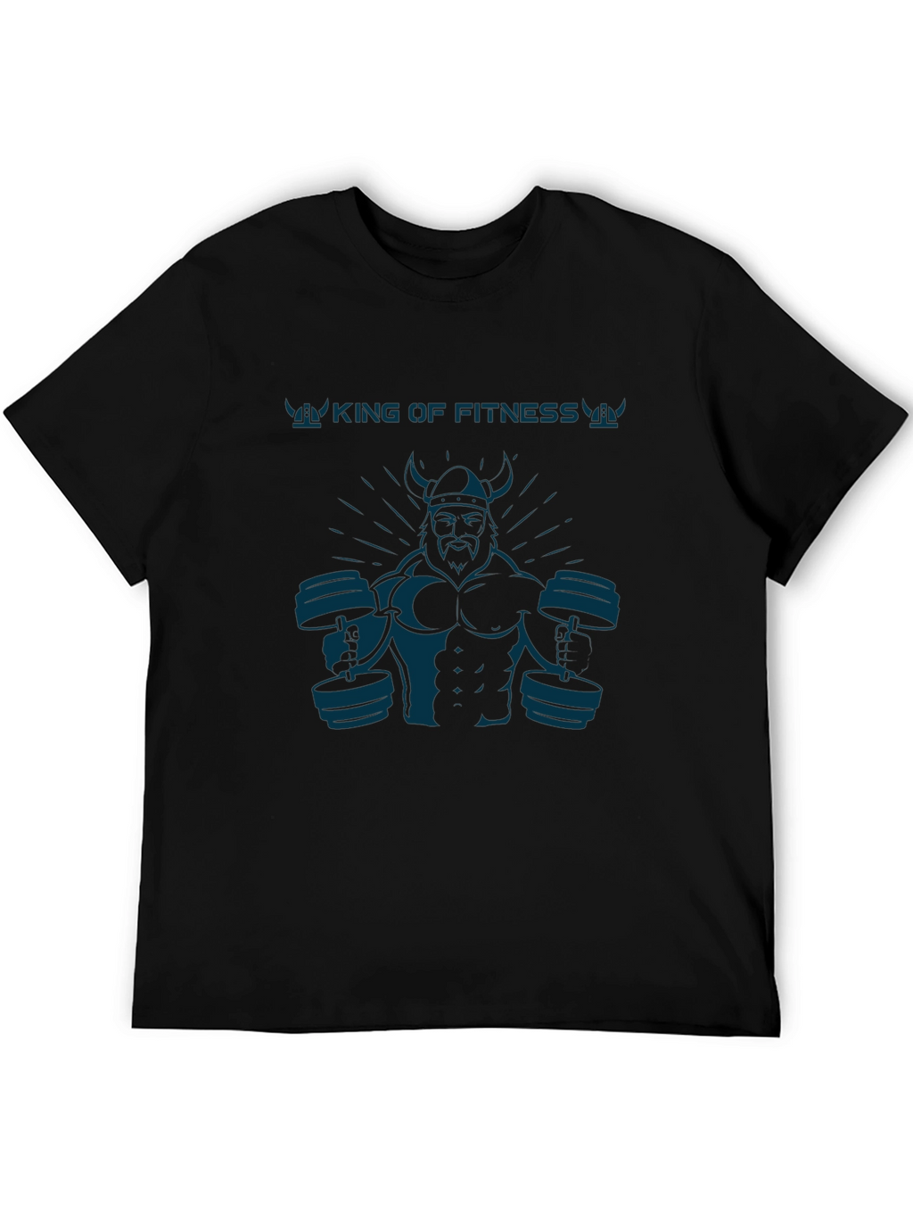 King of Fitness Viking Black T-Shirt