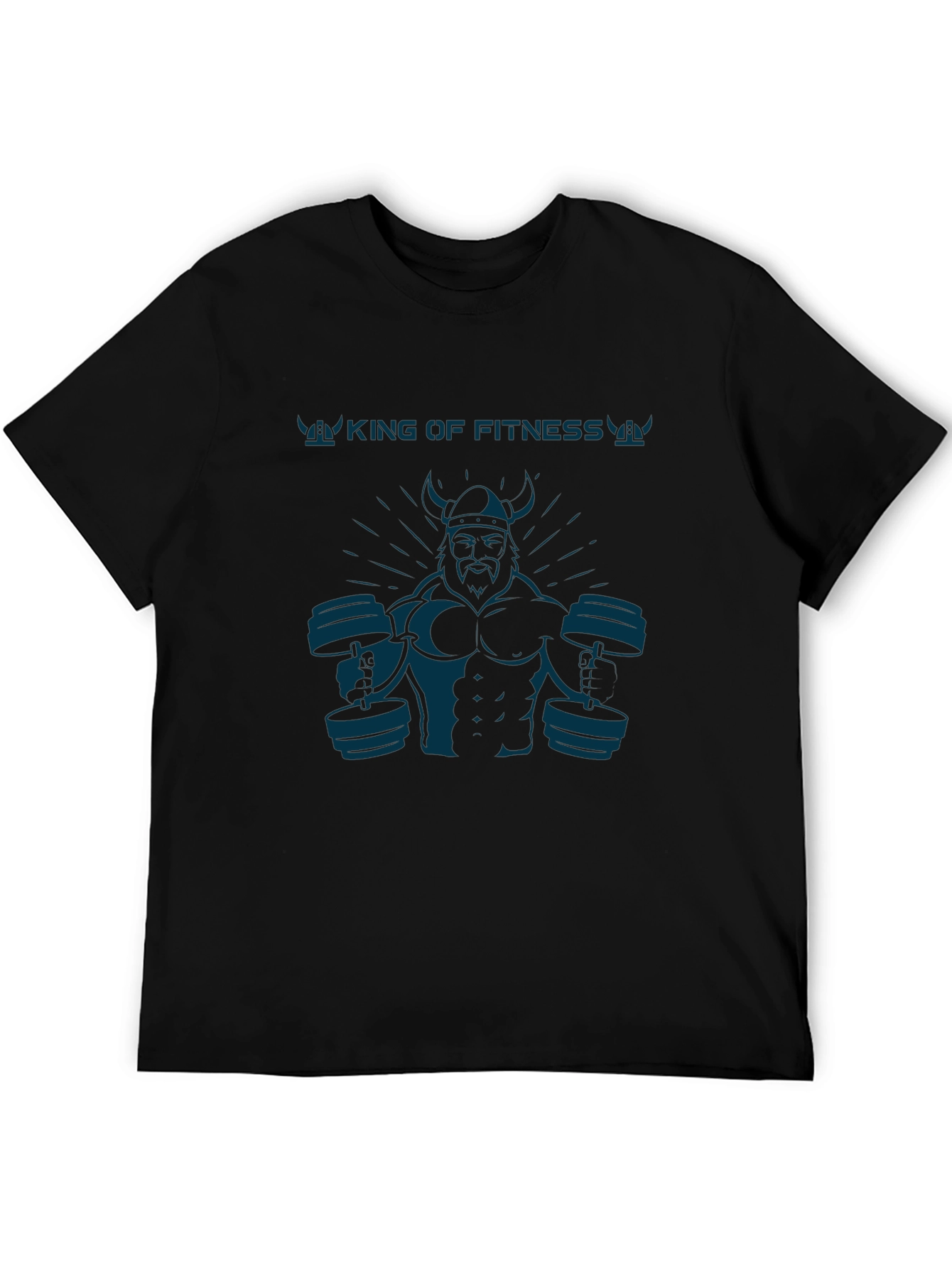 King of Fitness Viking Black T-Shirt