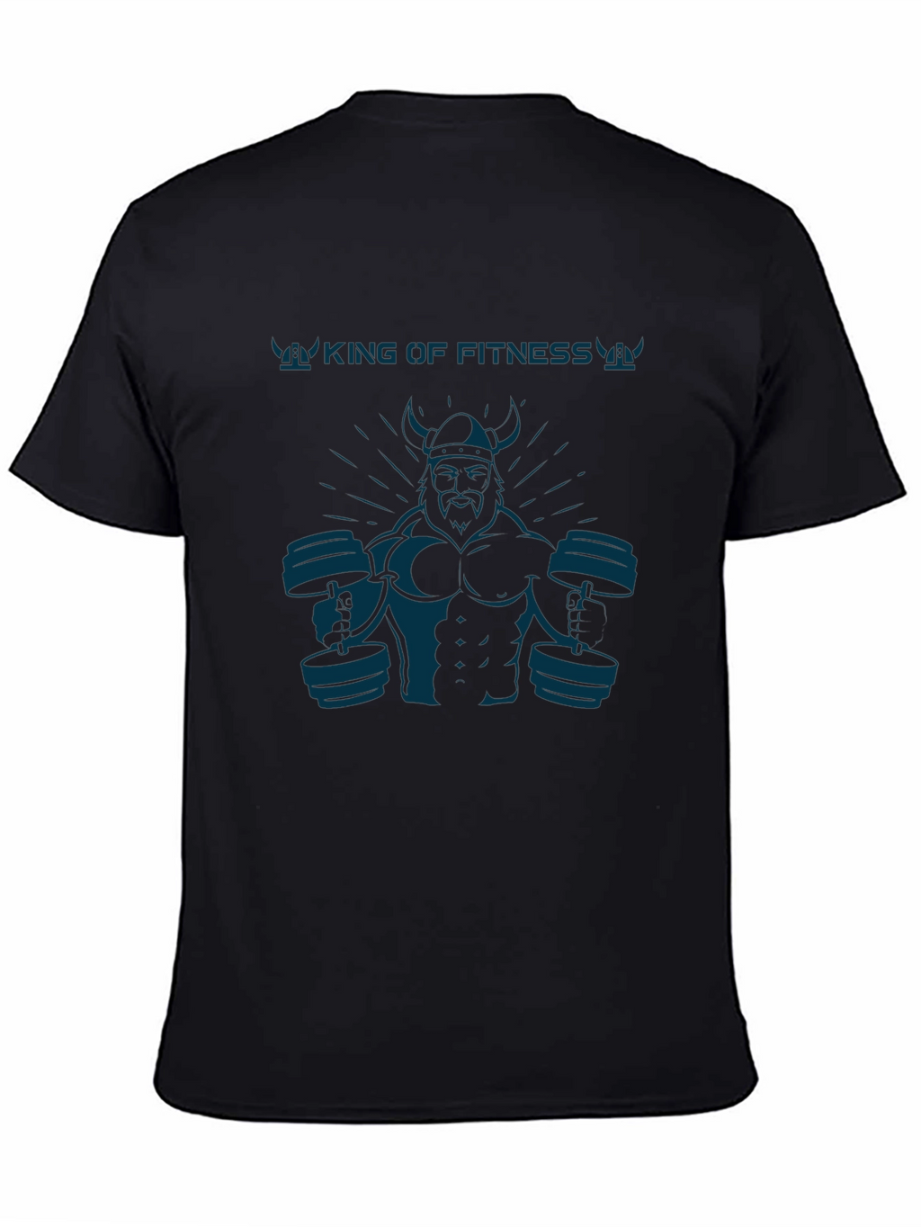 King of Fitness Viking Black T-Shirt