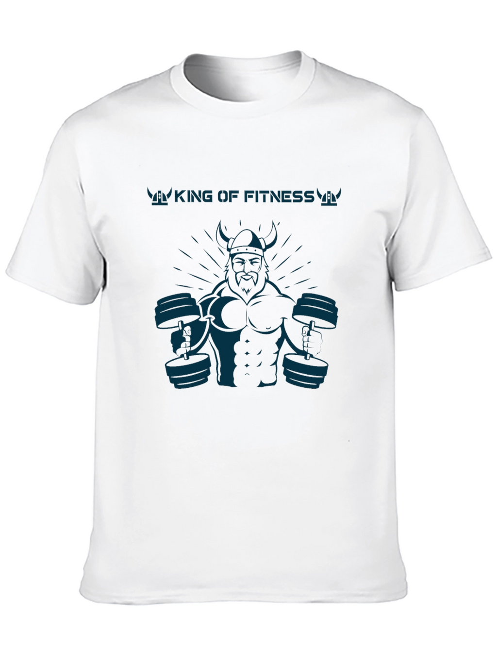 King of Fitness Viking Black T-Shirt