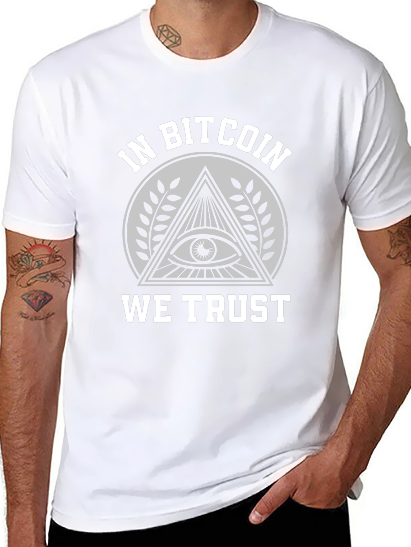 In Bitcoin We Trust T-Shirt - Crypto Currency Tee