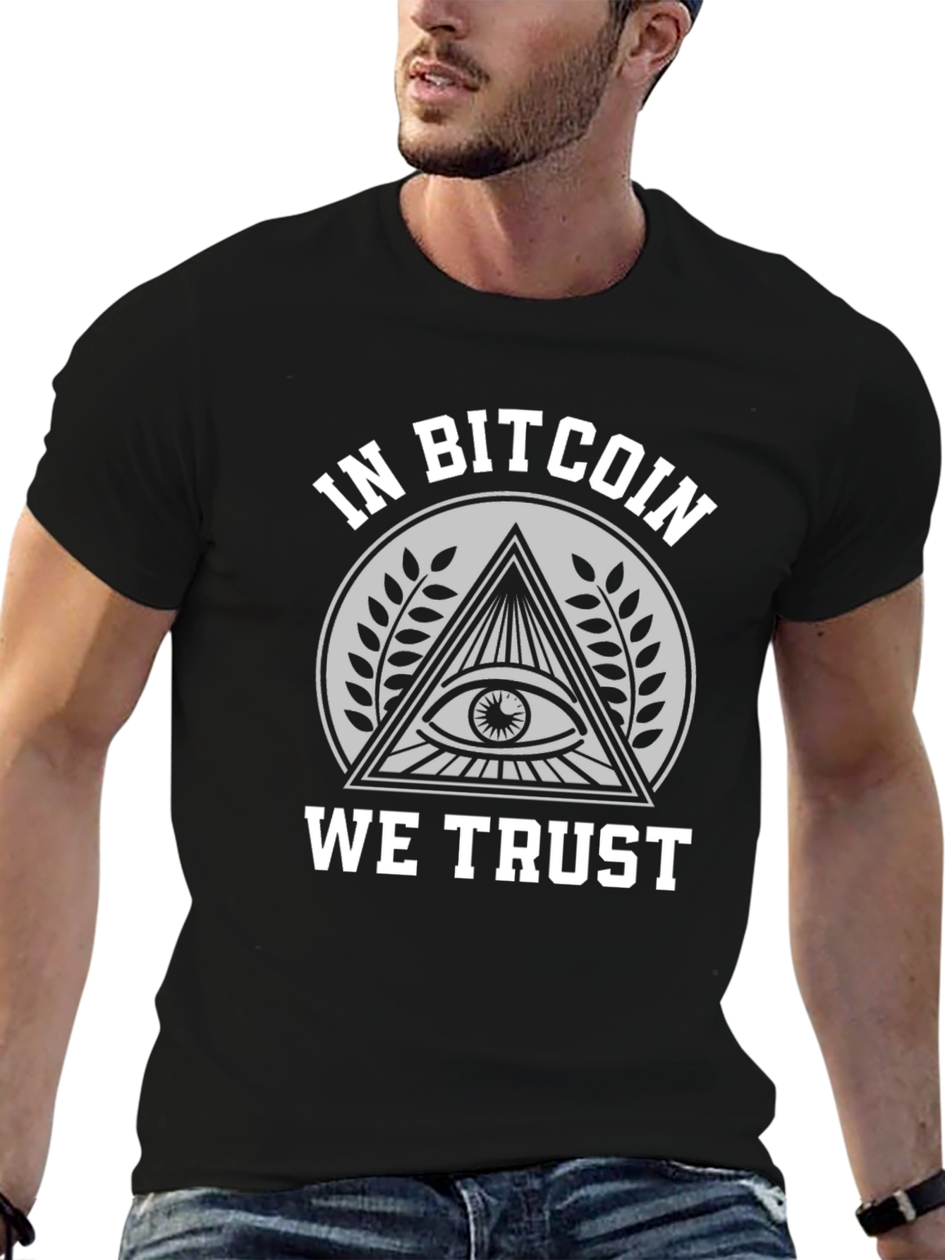 In Bitcoin We Trust T-Shirt - Crypto Currency Tee