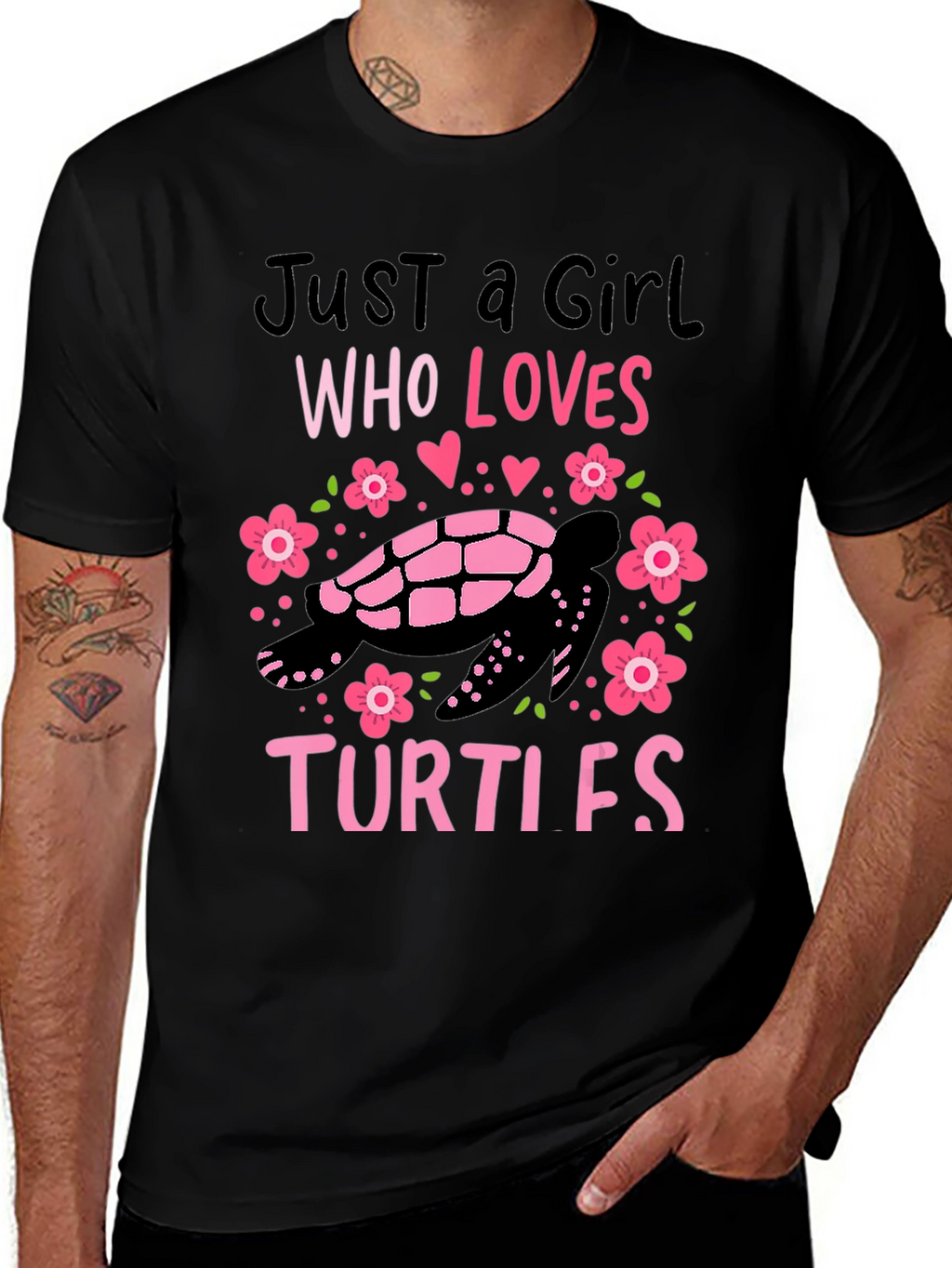 Girl Loves Turtles T-Shirt