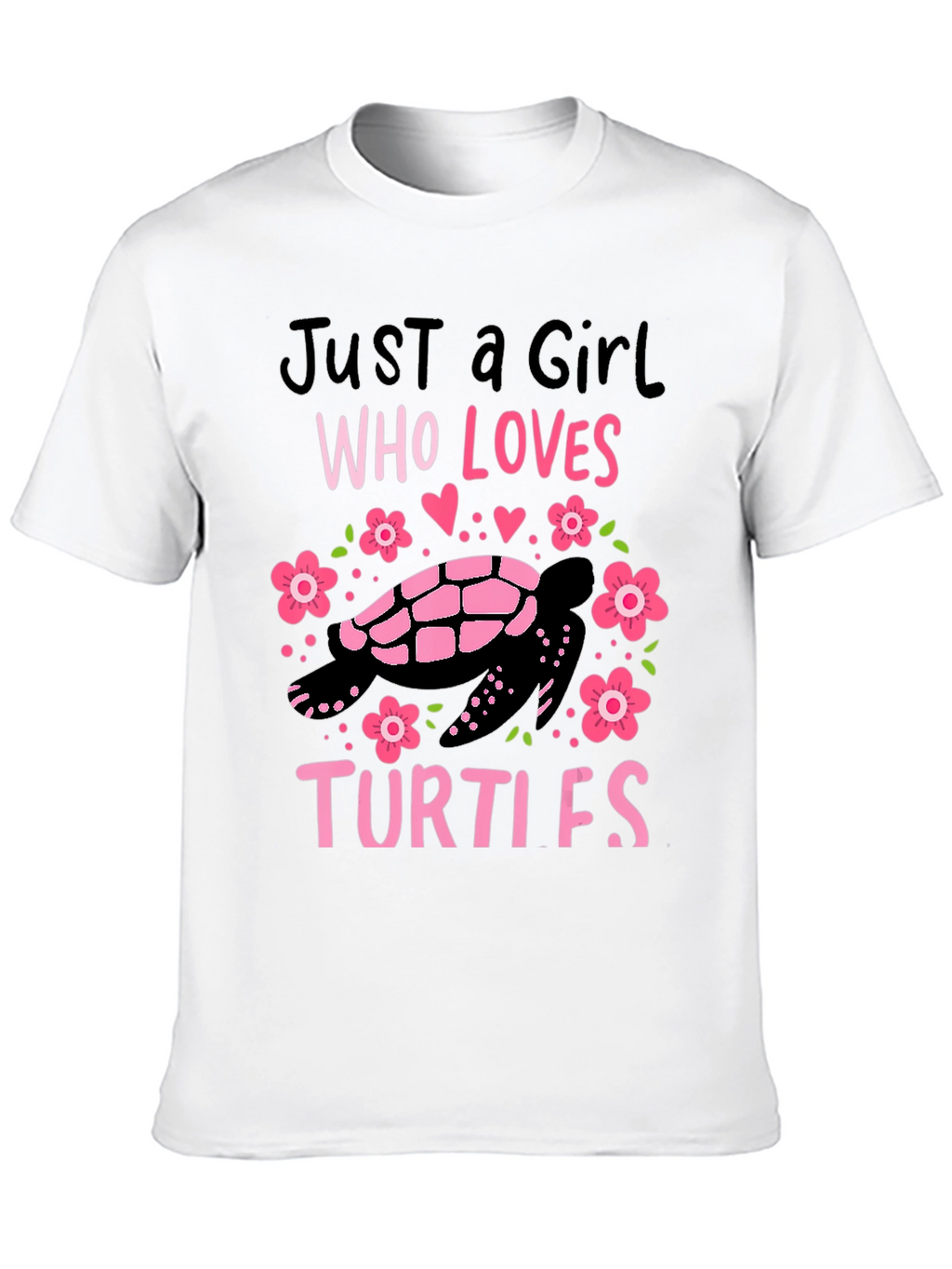 Girl Loves Turtles T-Shirt