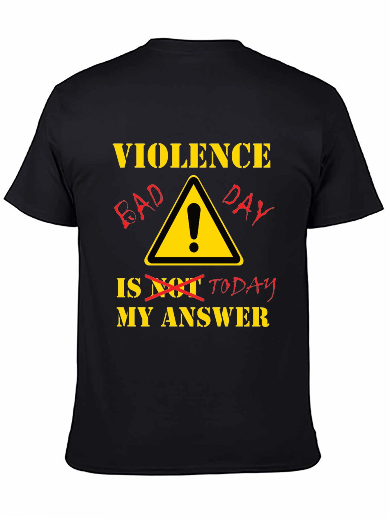 Violence Bad Day T-Shirt - Black Humor Tee