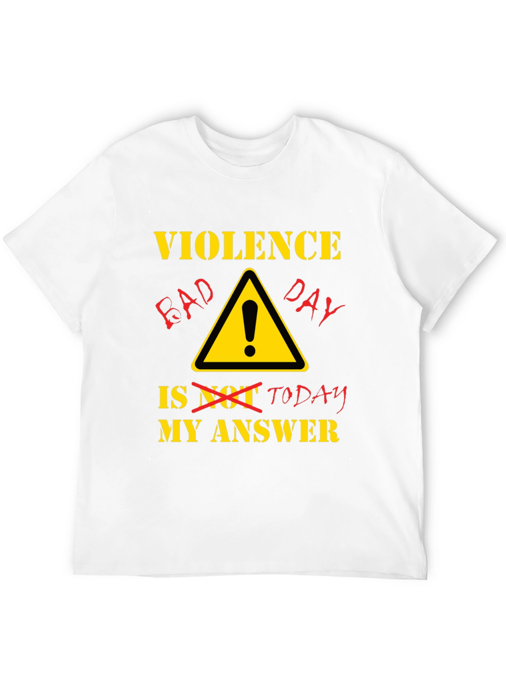Violence Bad Day T-Shirt - Black Humor Tee