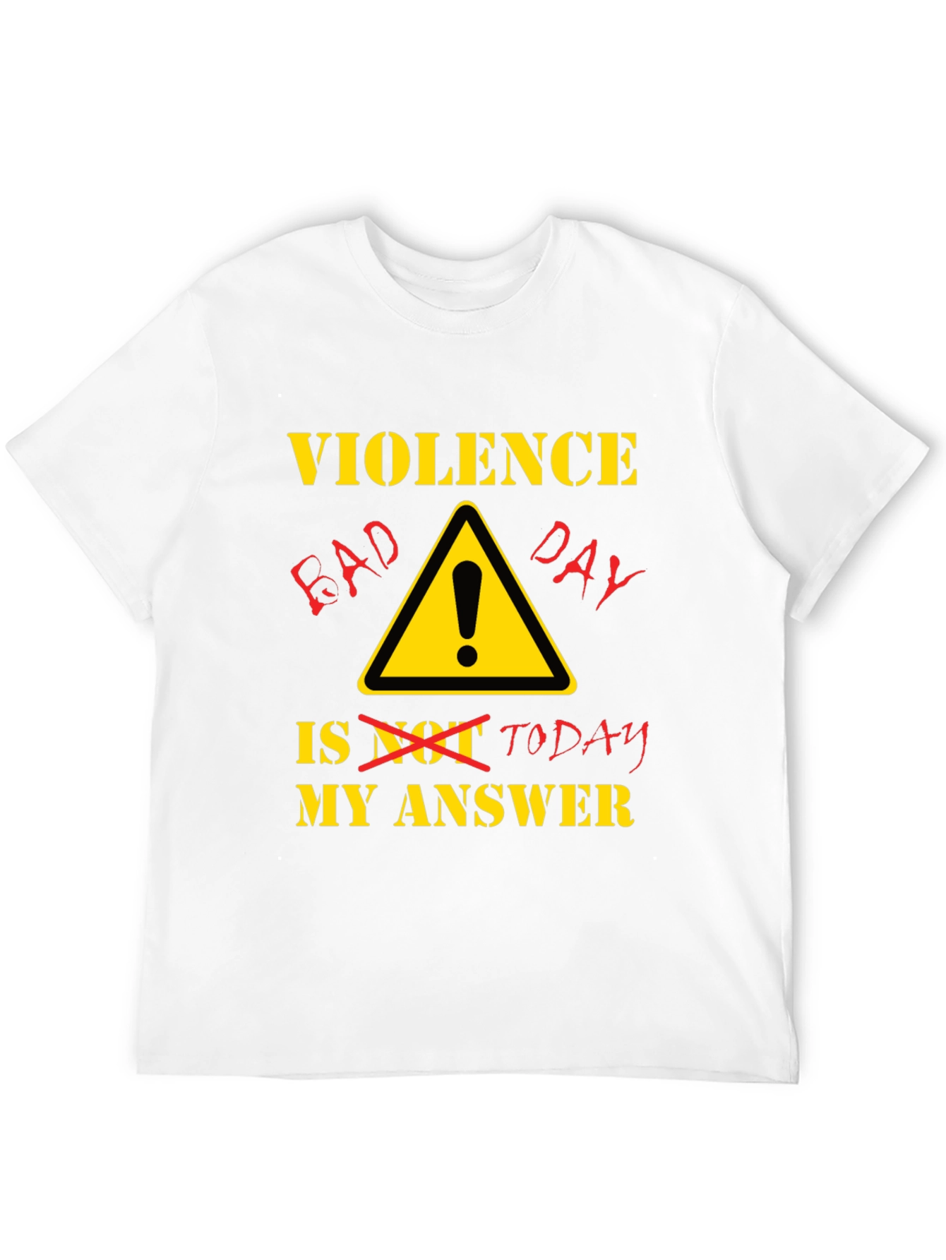 Violence Bad Day T-Shirt - Black Humor Tee
