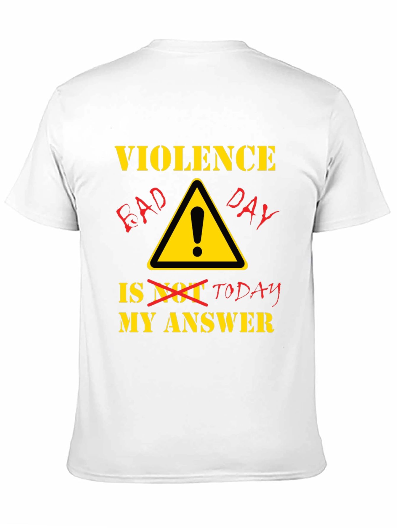 Violence Bad Day T-Shirt - Black Humor Tee