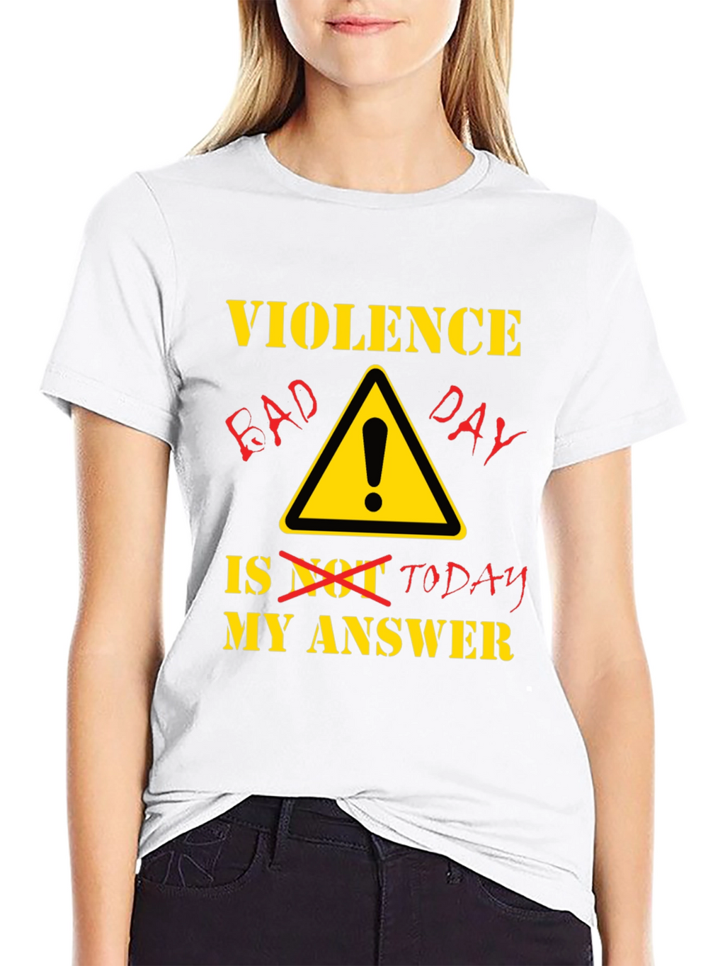 Violence Bad Day T-Shirt - Black Humor Tee