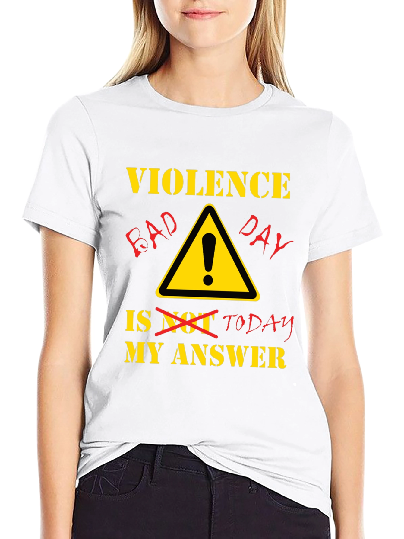 Violence Bad Day T-Shirt - Black Humor Tee