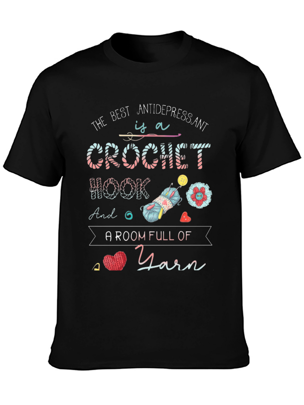 Crochet Antidepressant T-Shirt