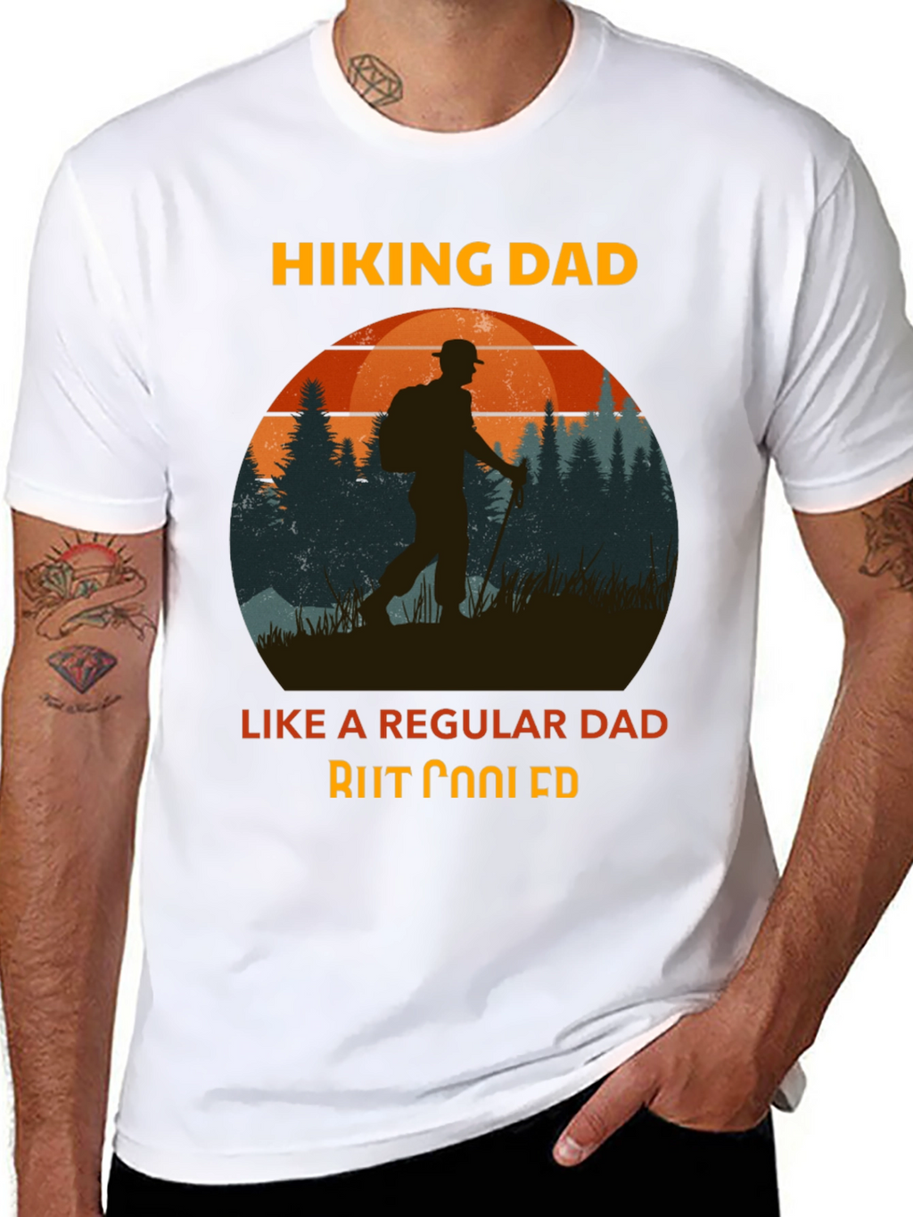 Hiking Dad T-Shirt - Cool Dad Gift