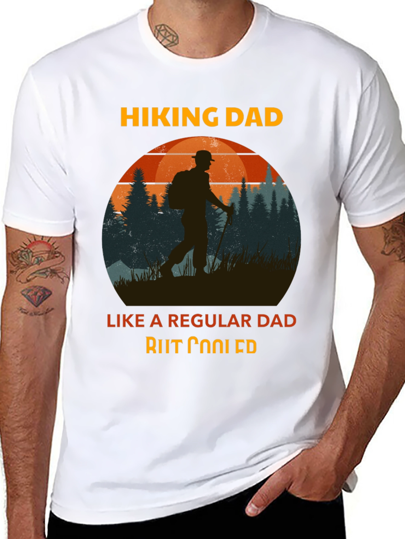 Hiking Dad T-Shirt - Cool Dad Gift