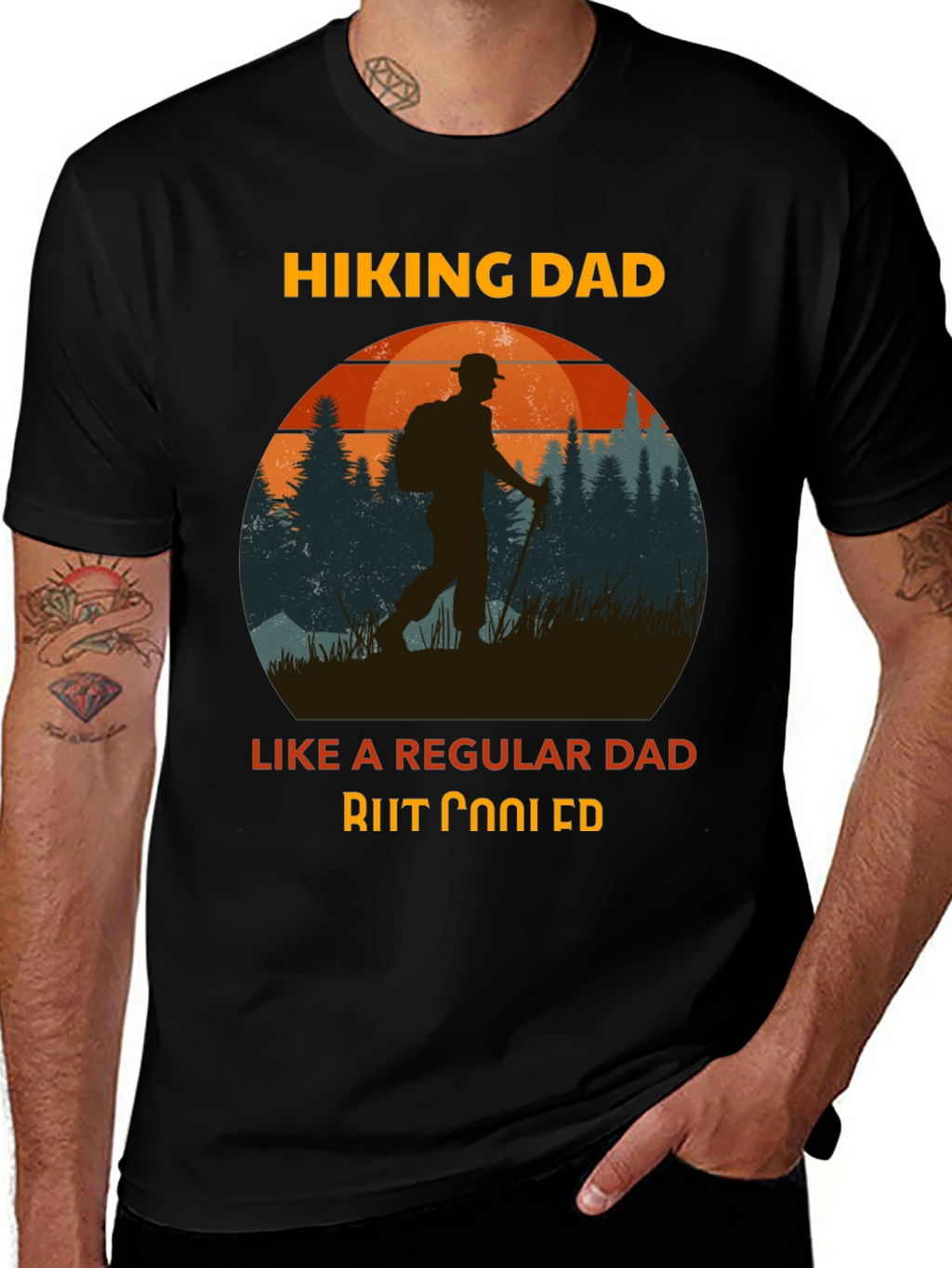 Hiking Dad T-Shirt - Cool Dad Gift