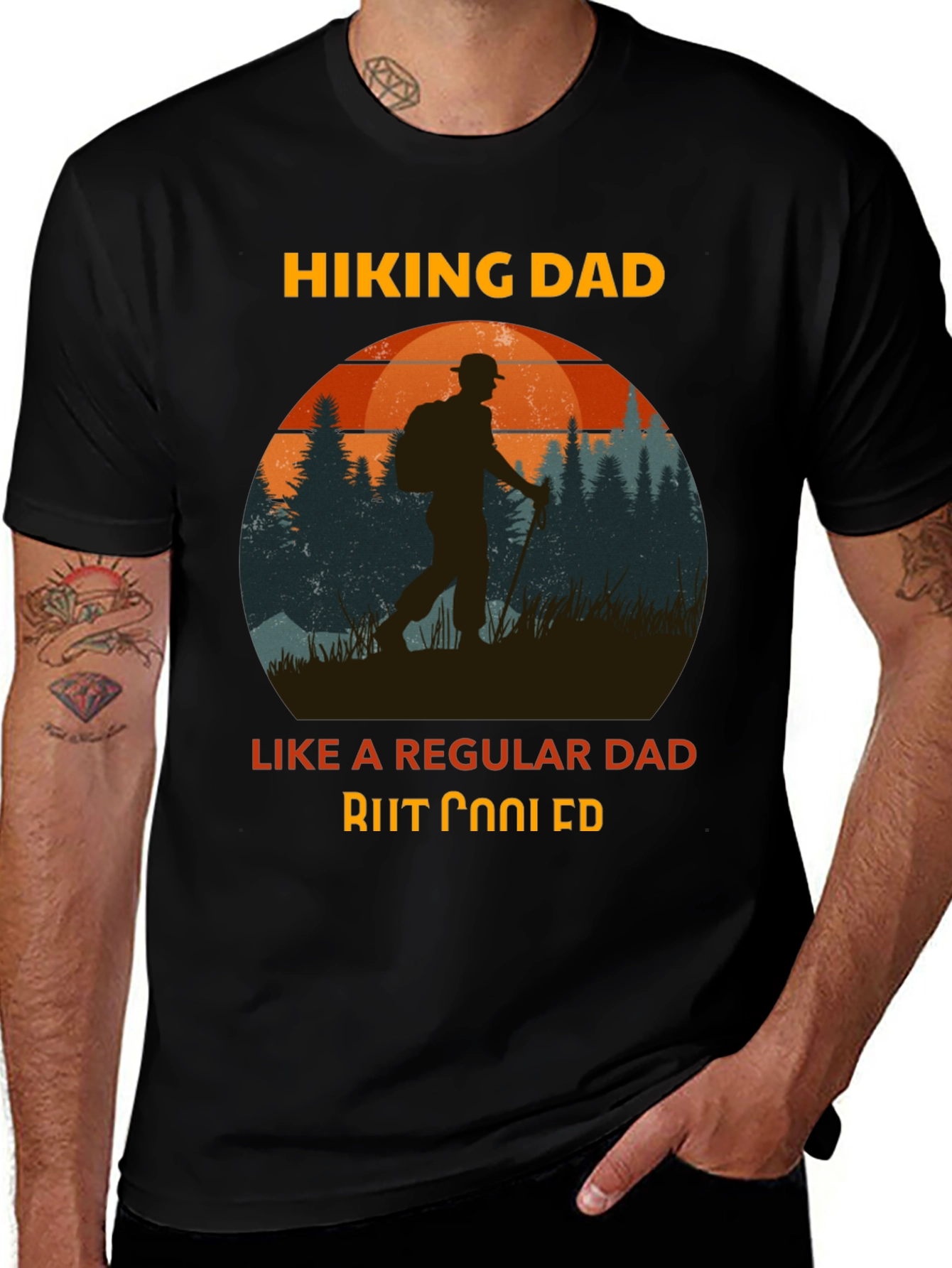 Hiking Dad T-Shirt - Cool Dad Gift
