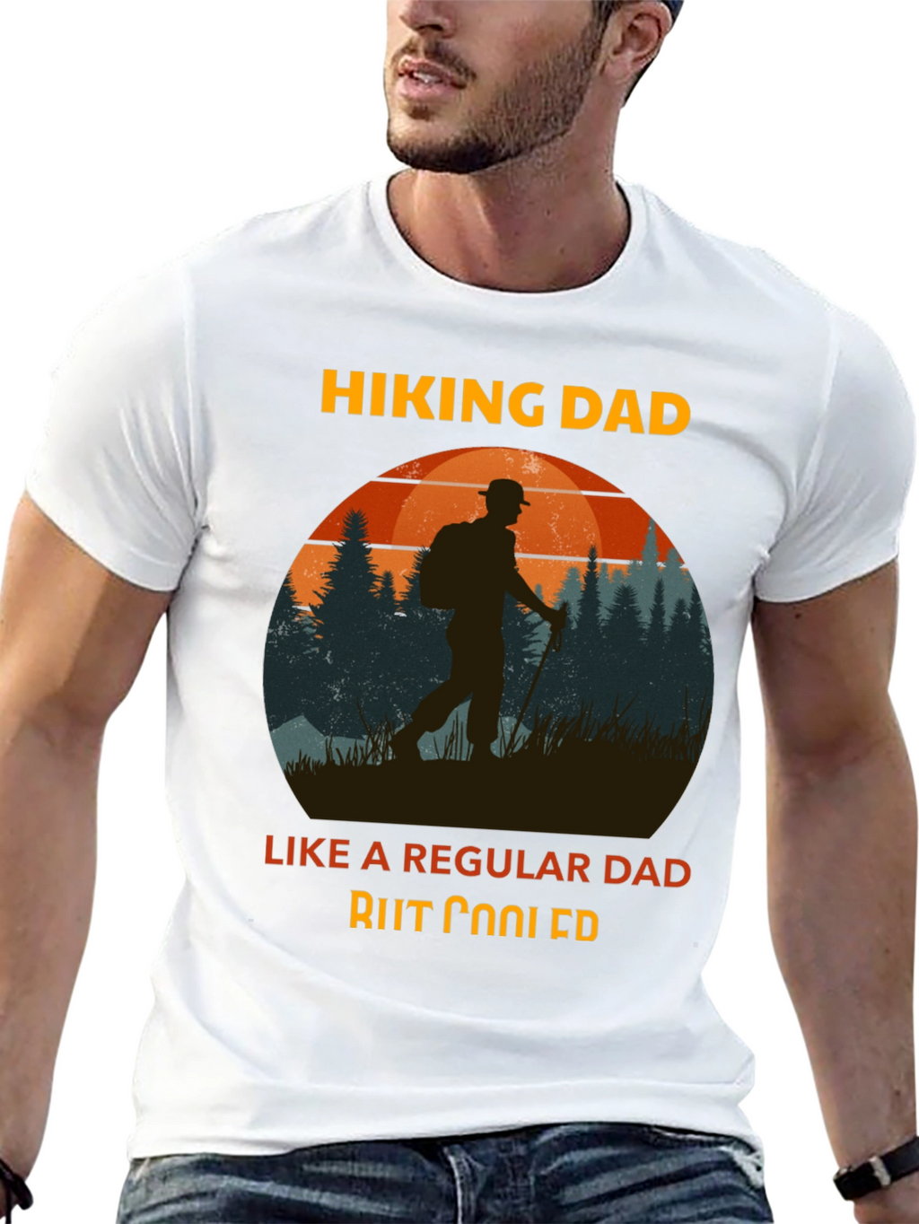 Hiking Dad T-Shirt - Cool Dad Gift