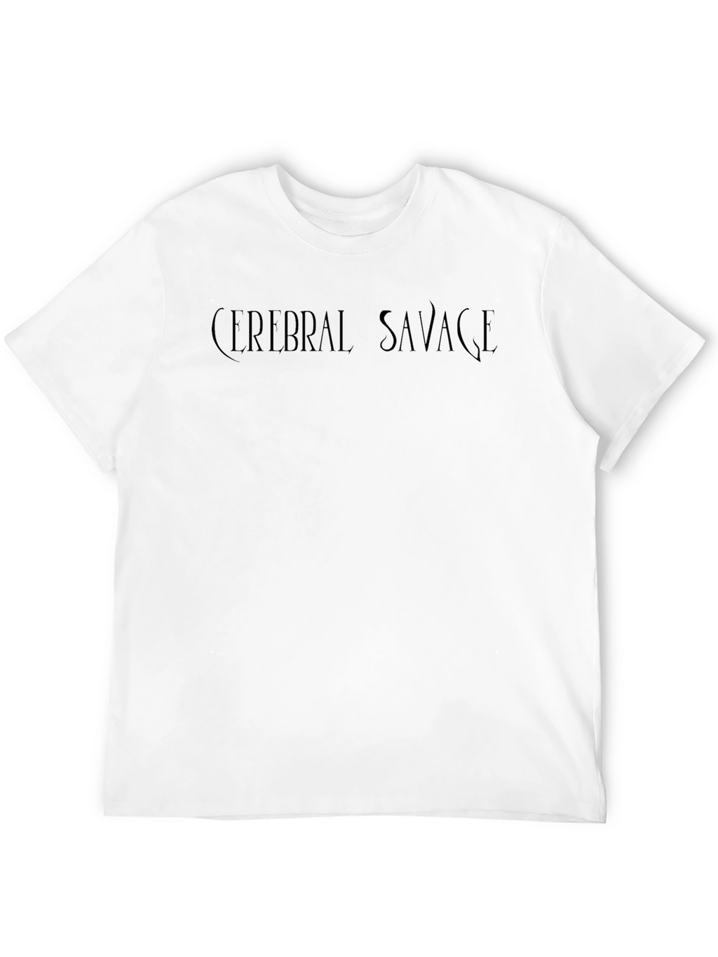 Cerebral Savage Black Graphic Tee