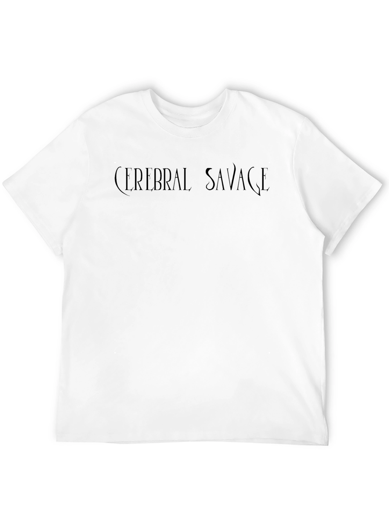 Cerebral Savage Black Graphic Tee