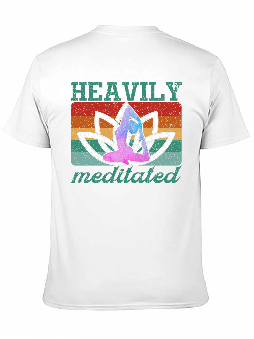 Heavily Meditated Yoga Graphic T-Shirt