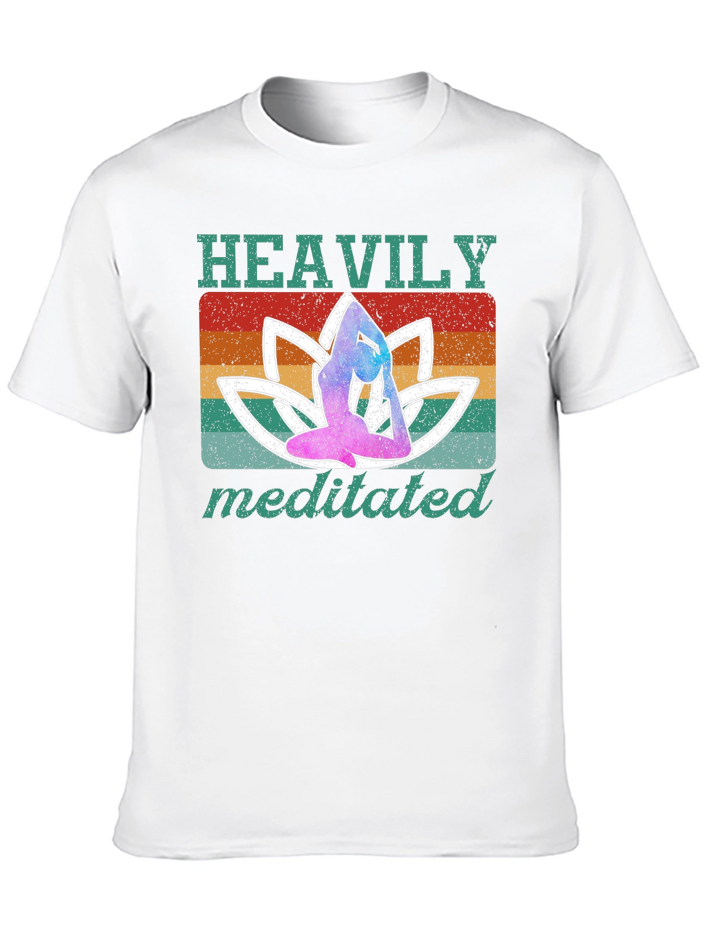 Heavily Meditated Yoga Graphic T-Shirt