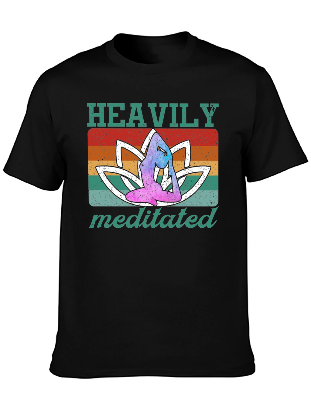 Heavily Meditated Yoga Graphic T-Shirt