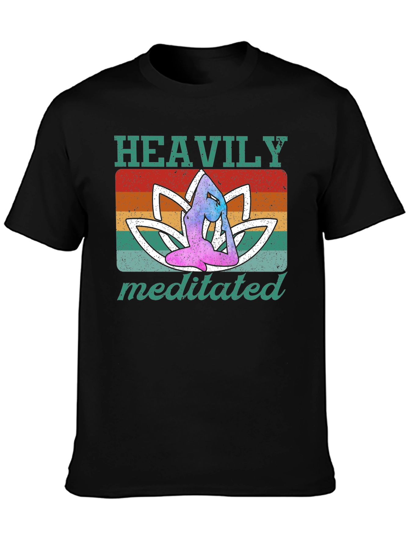 Heavily Meditated Yoga Graphic T-Shirt