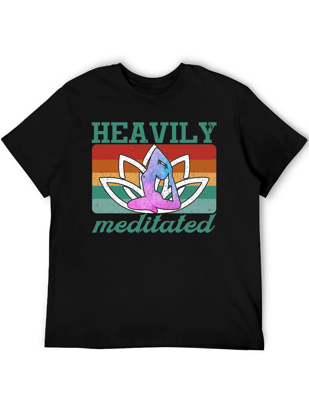 Heavily Meditated Yoga Graphic T-Shirt