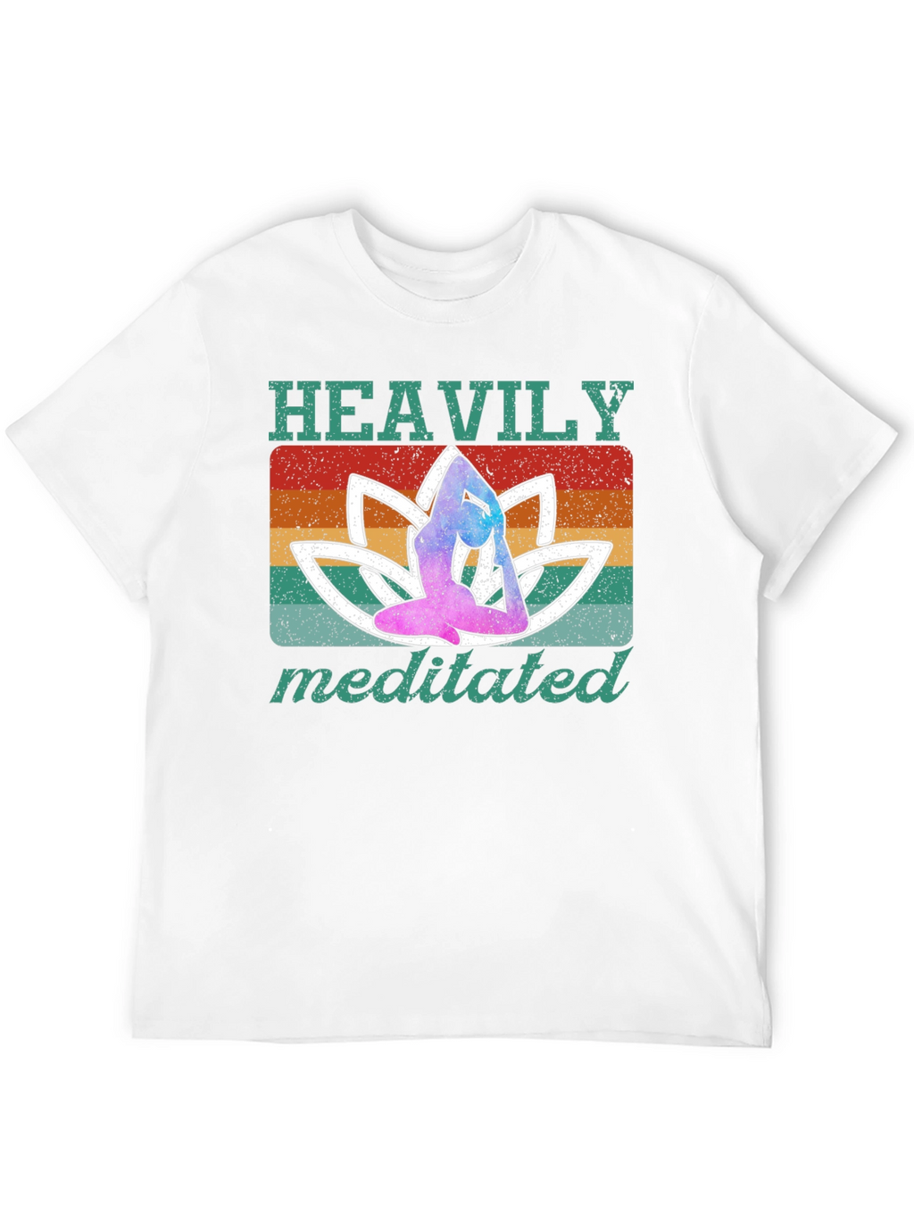 Heavily Meditated Yoga Graphic T-Shirt