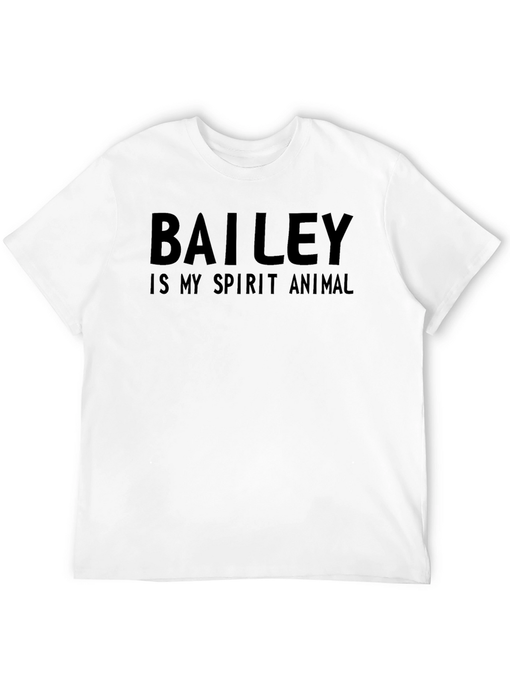 Bailey is My Spirit Animal Graphic Tee - Black