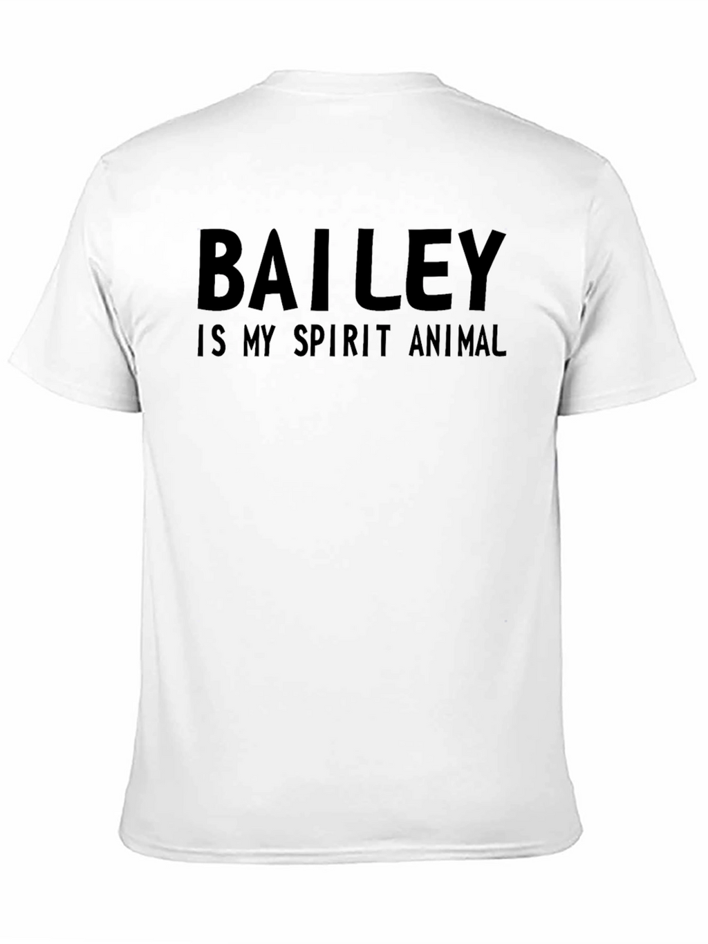 Bailey is My Spirit Animal Graphic Tee - Black