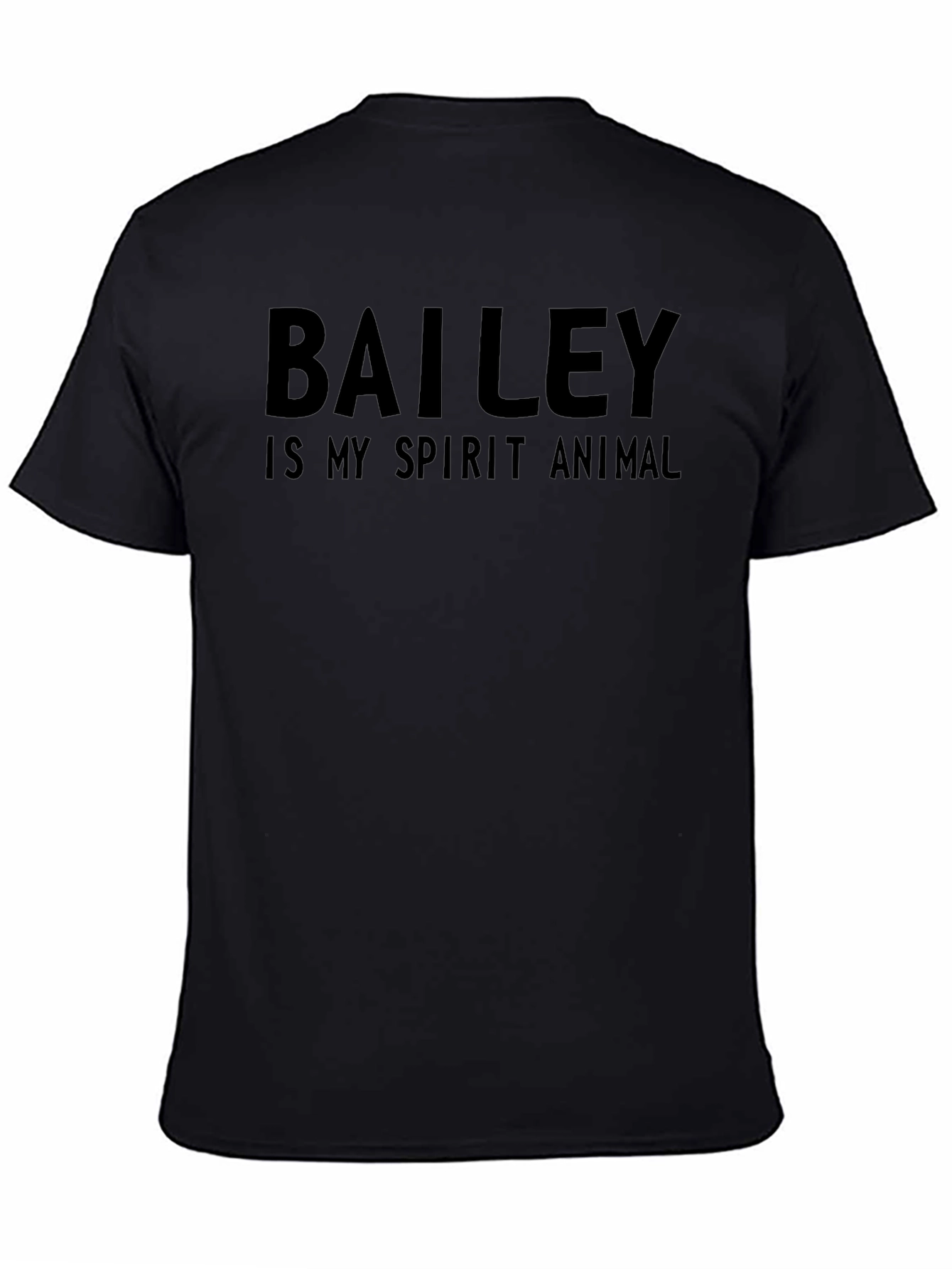 Bailey is My Spirit Animal Graphic Tee - Black