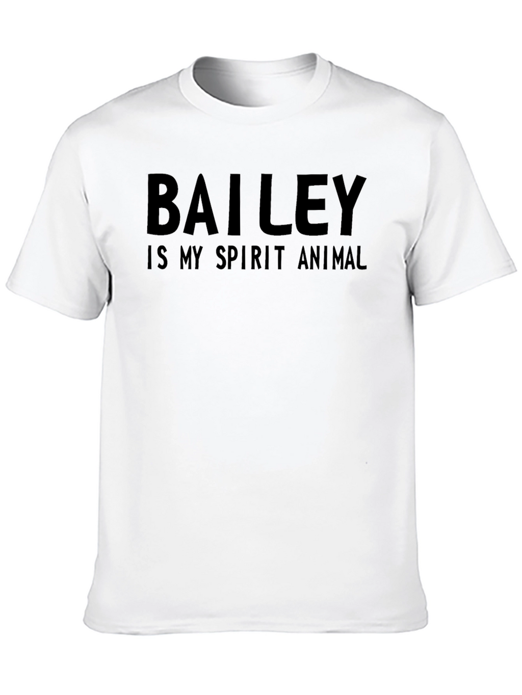 Bailey is My Spirit Animal Graphic Tee - Black