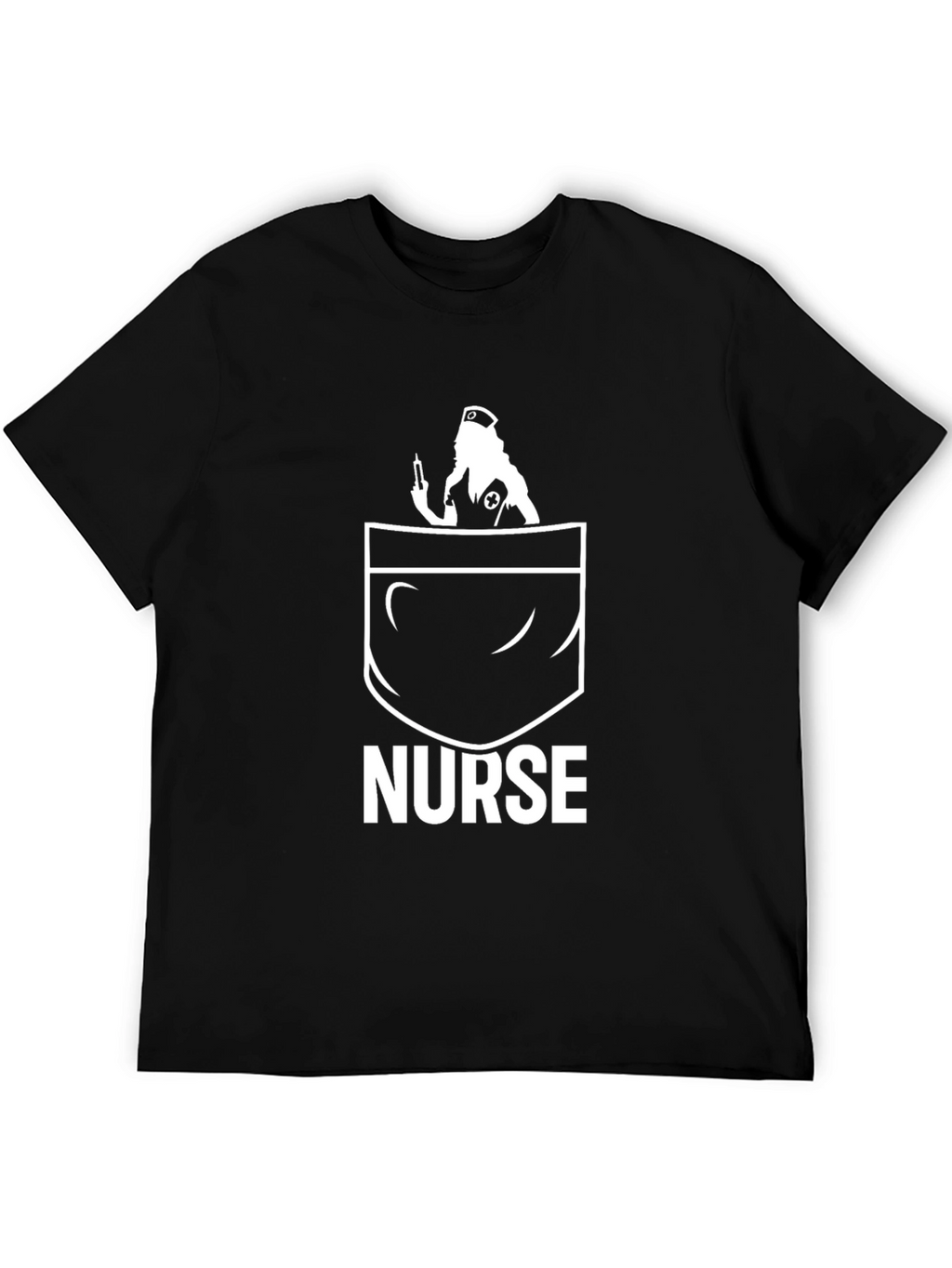 Nurse Pocket T-Shirt - Novelty Graphic Tee