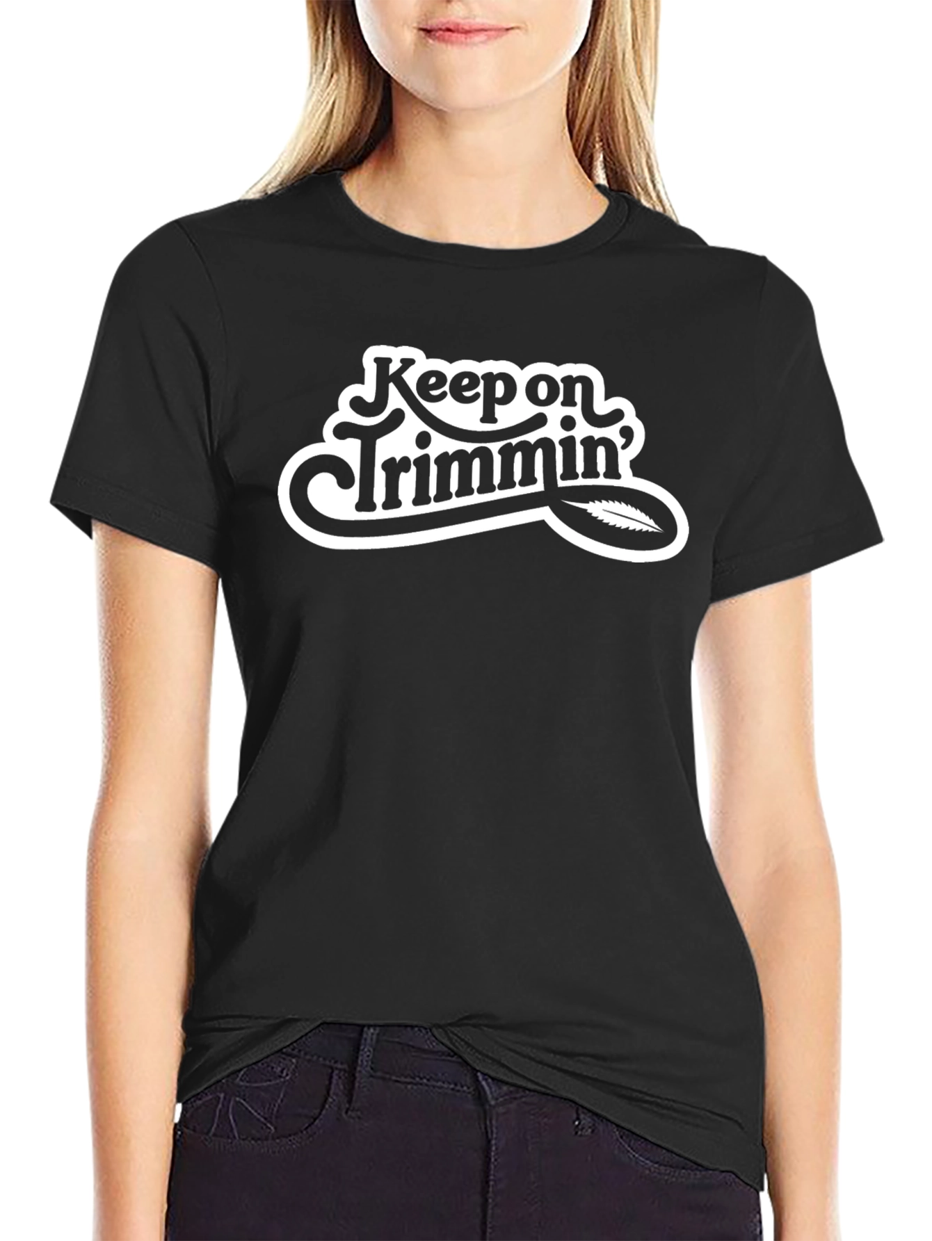 Keep On Trimmin Black T-Shirt