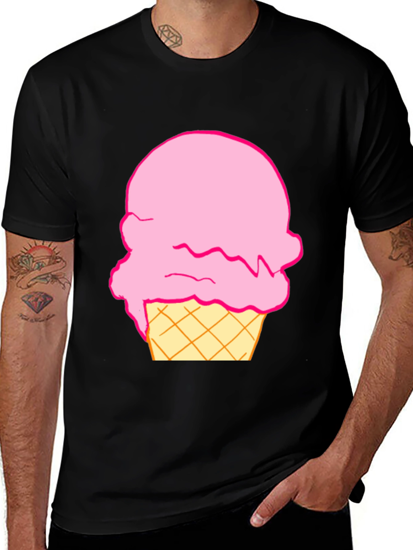 Ice Cream Graphic T-Shirt - Sweet Style!