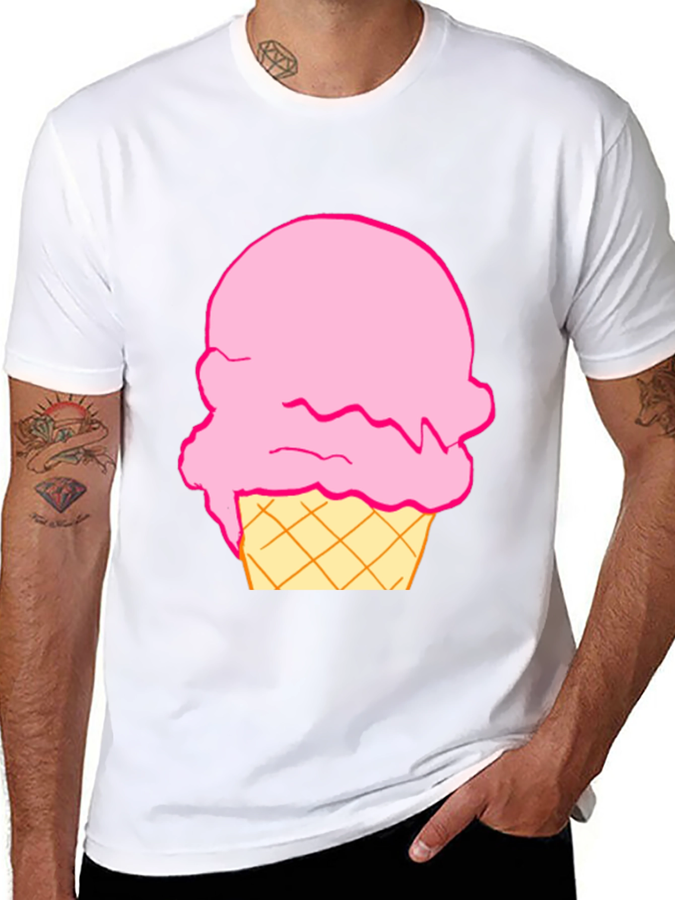 Ice Cream Graphic T-Shirt - Sweet Style!
