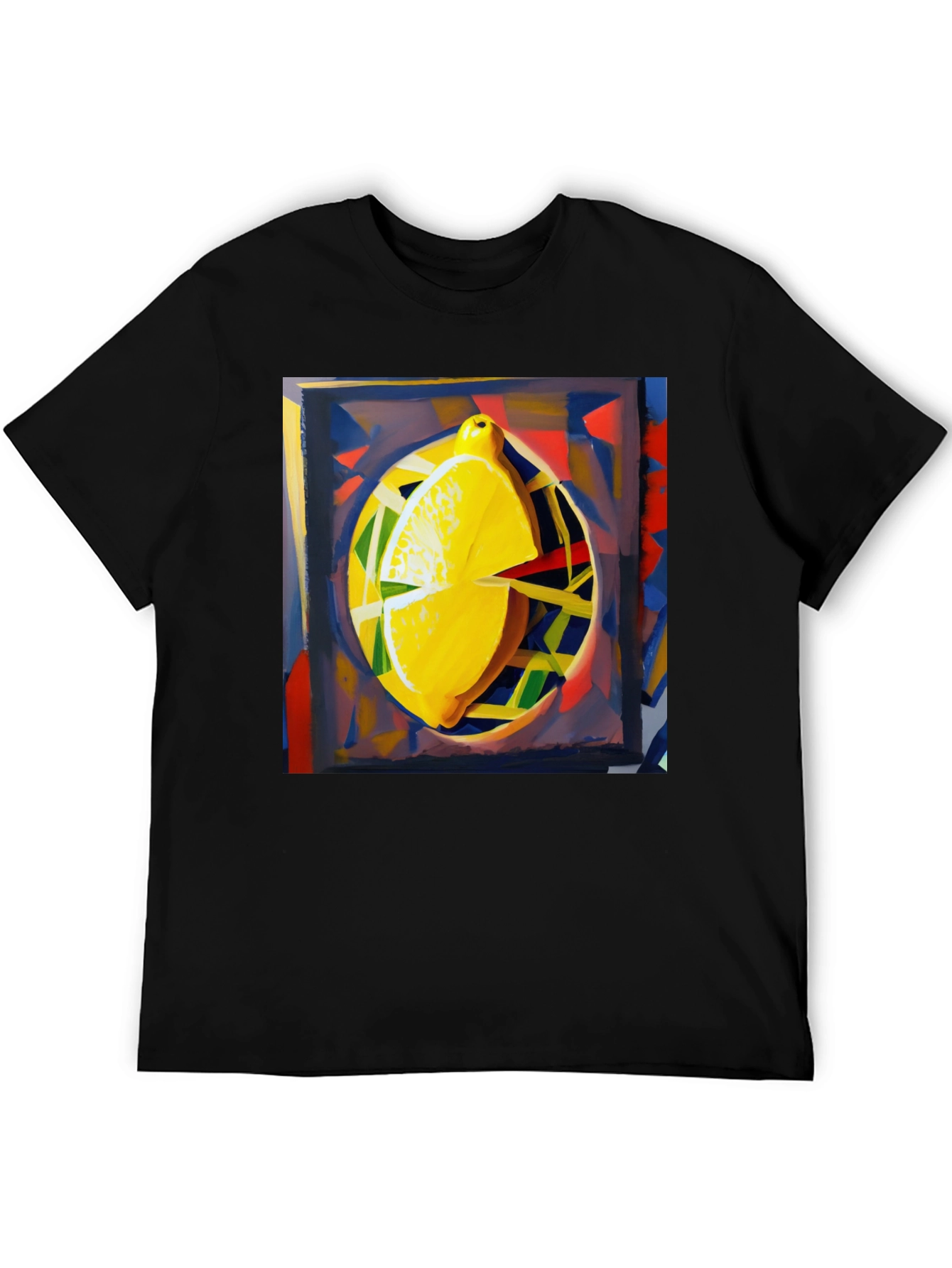Abstract Lemon Graphic Tee