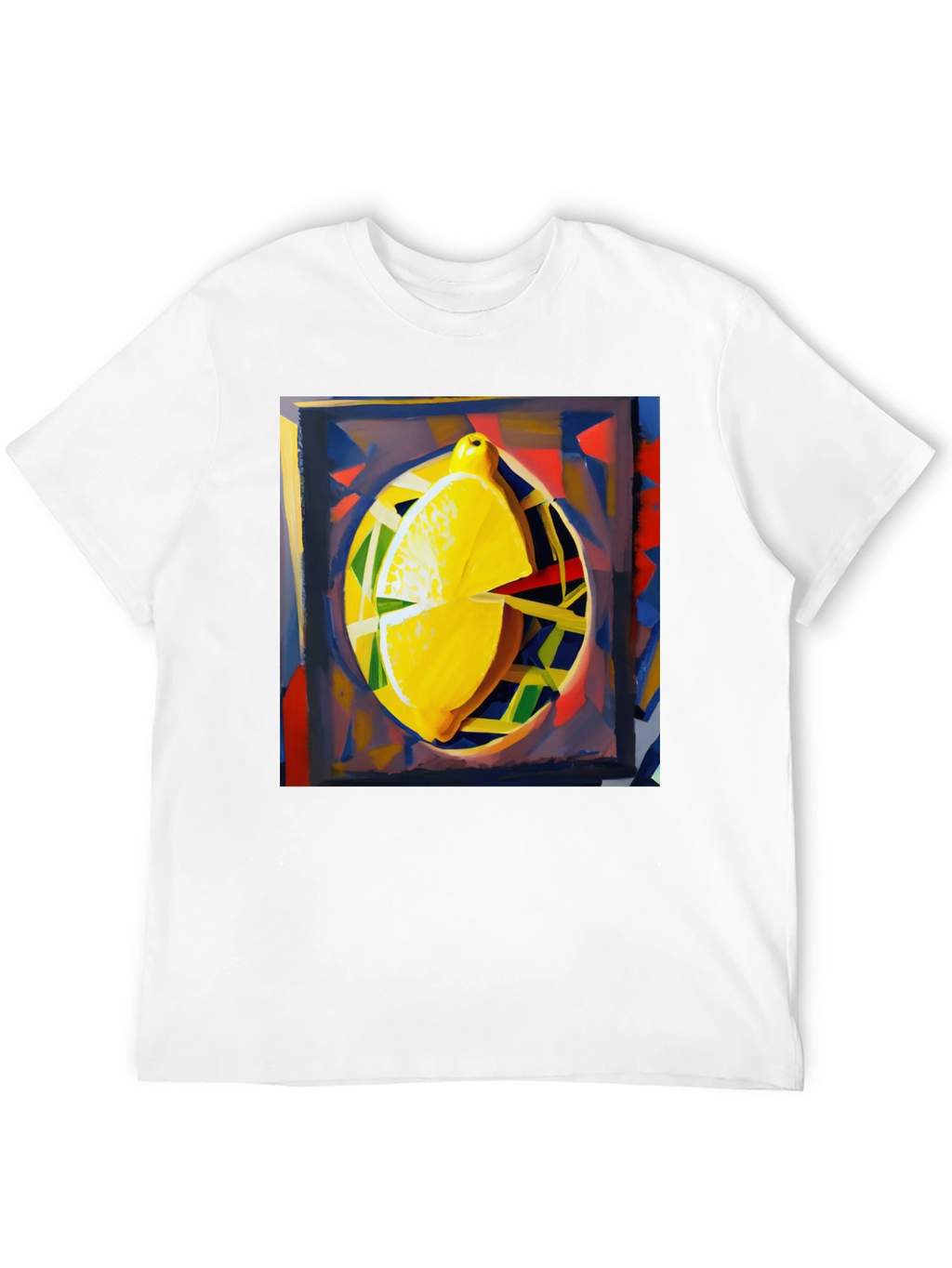 Abstract Lemon Graphic Tee
