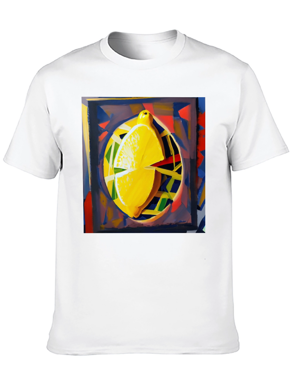 Abstract Lemon Graphic Tee