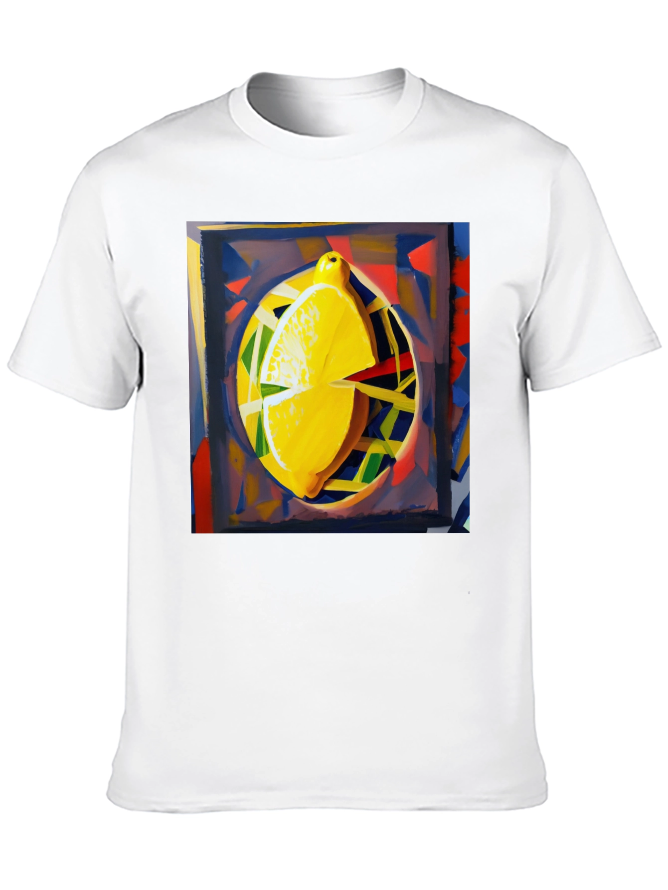 Abstract Lemon Graphic Tee