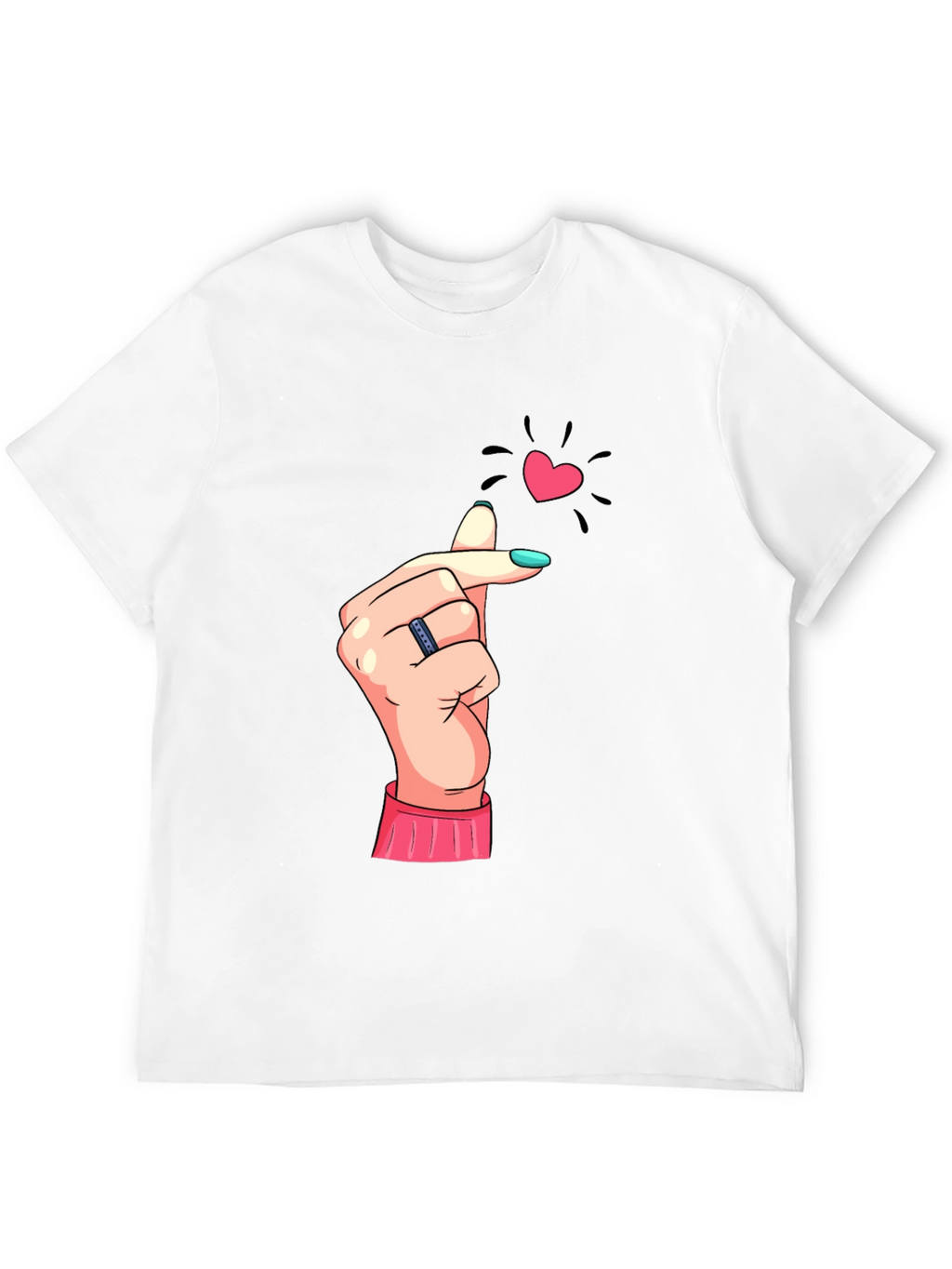 Love Hand Gesture Graphic T-Shirt
