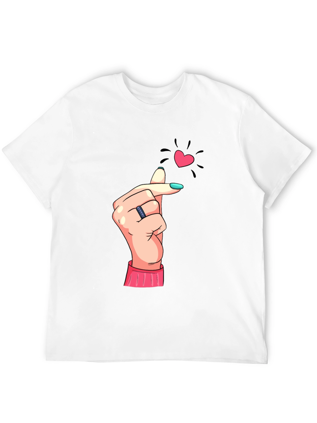 Love Hand Gesture Graphic T-Shirt