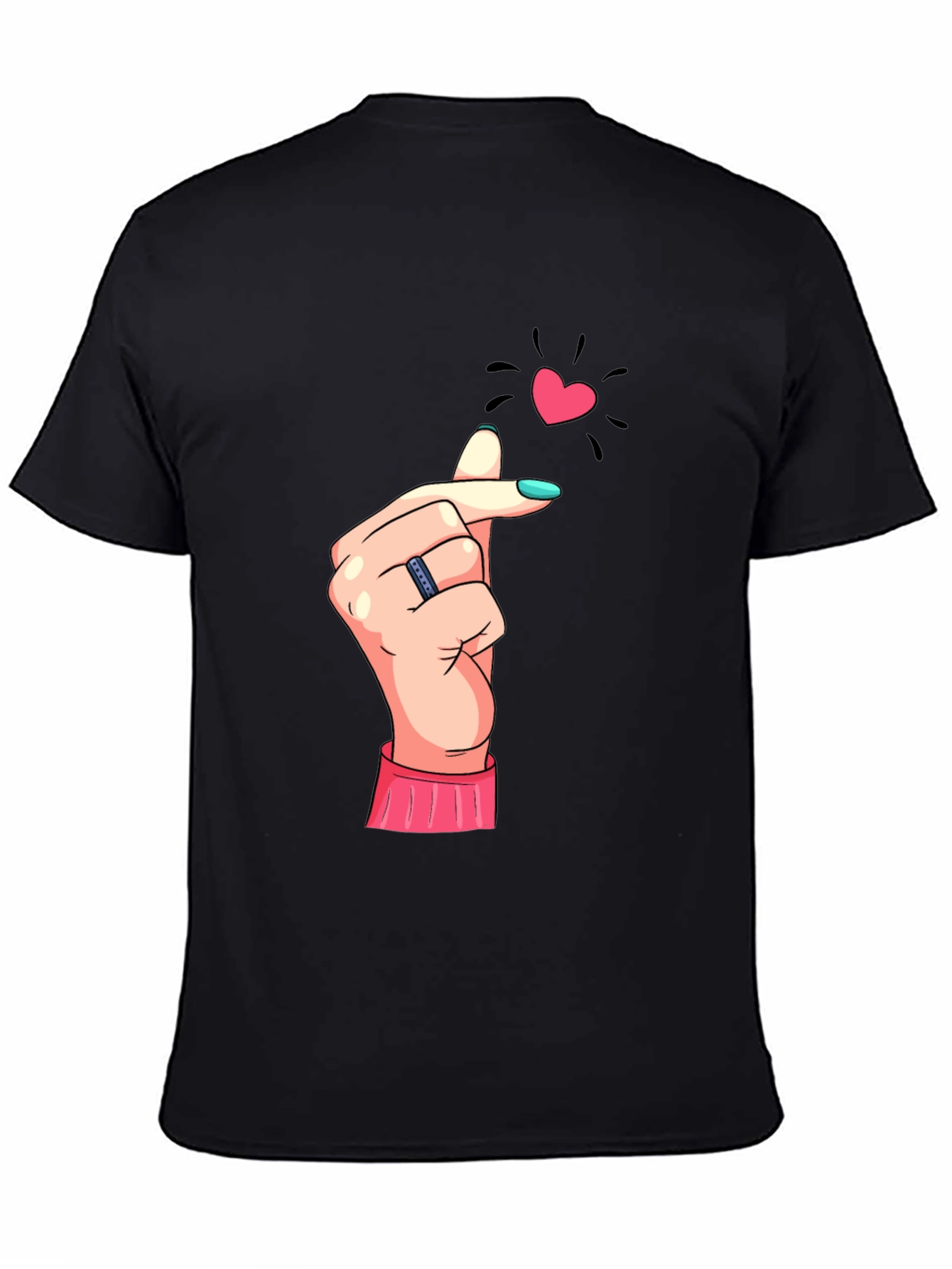 Love Hand Gesture Graphic T-Shirt