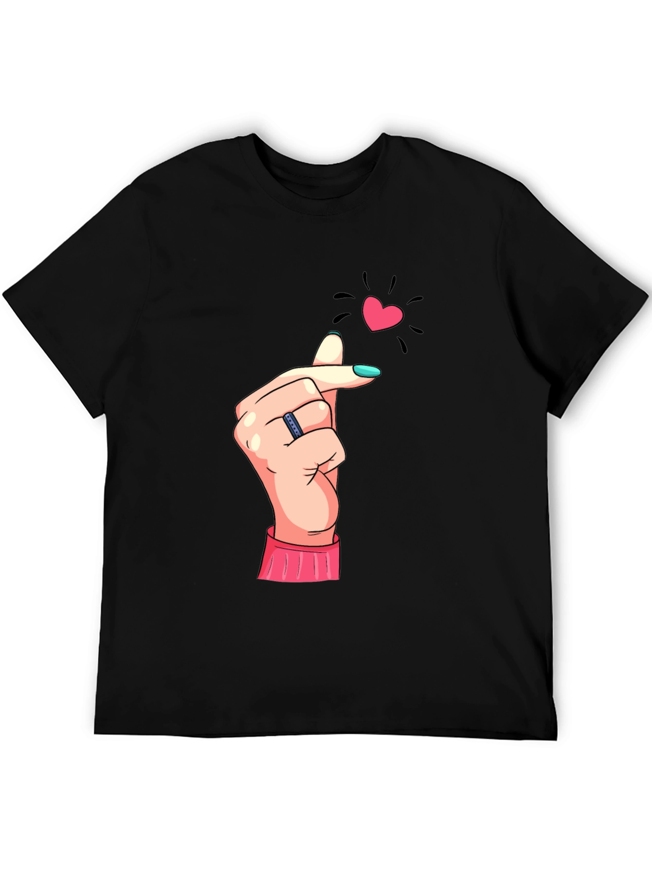 Love Hand Gesture Graphic T-Shirt
