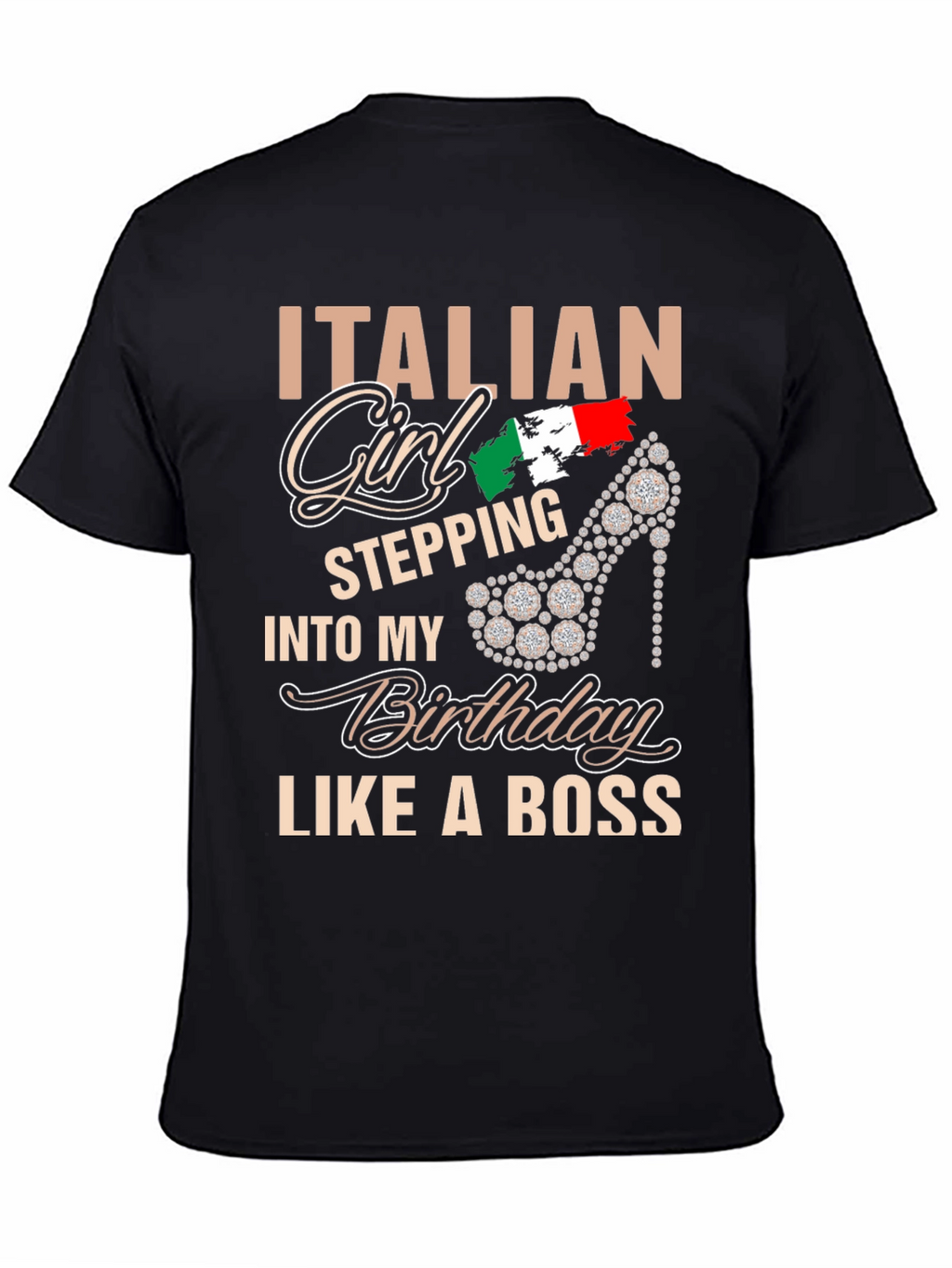 Italian Girl Birthday Boss T-Shirt