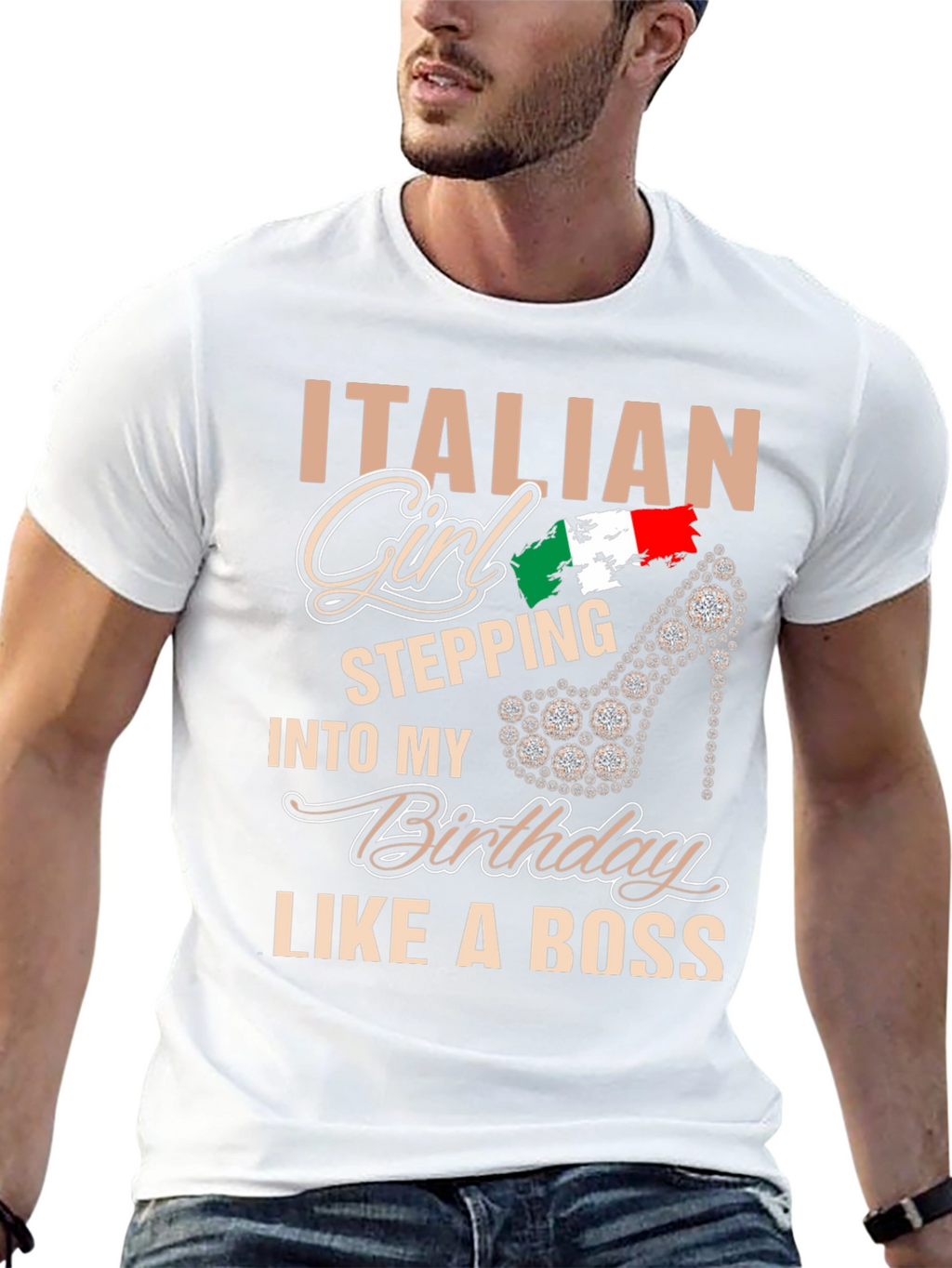 Italian Girl Birthday Boss T-Shirt